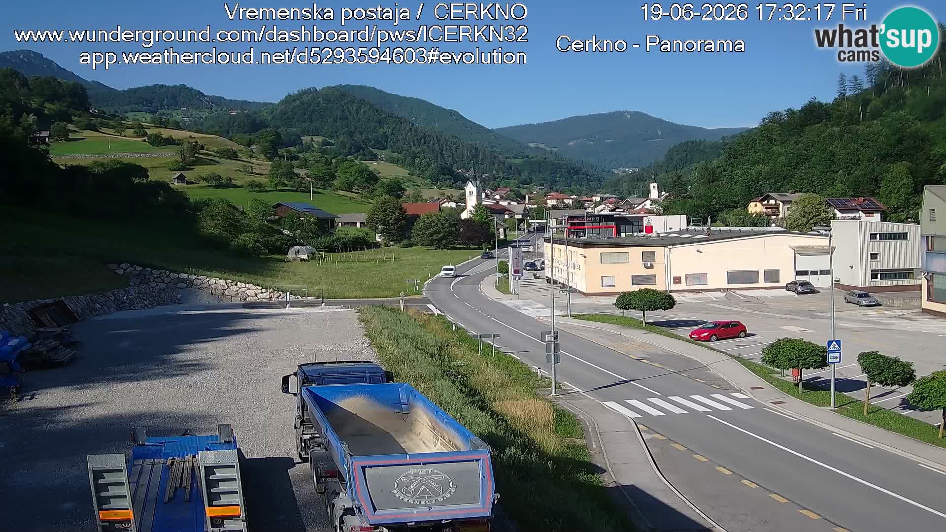 Cerkno ulaz u grad – Kamera uživo