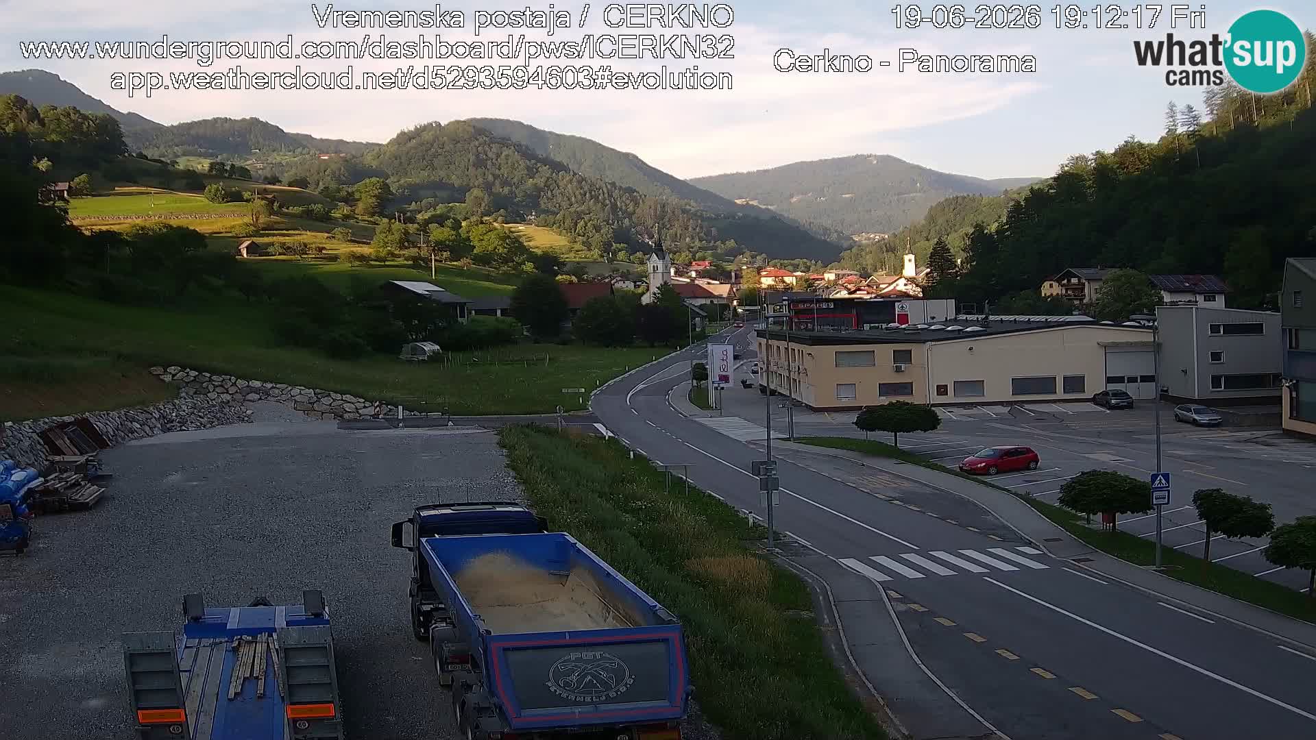 Cerkno ulaz u grad – Kamera uživo