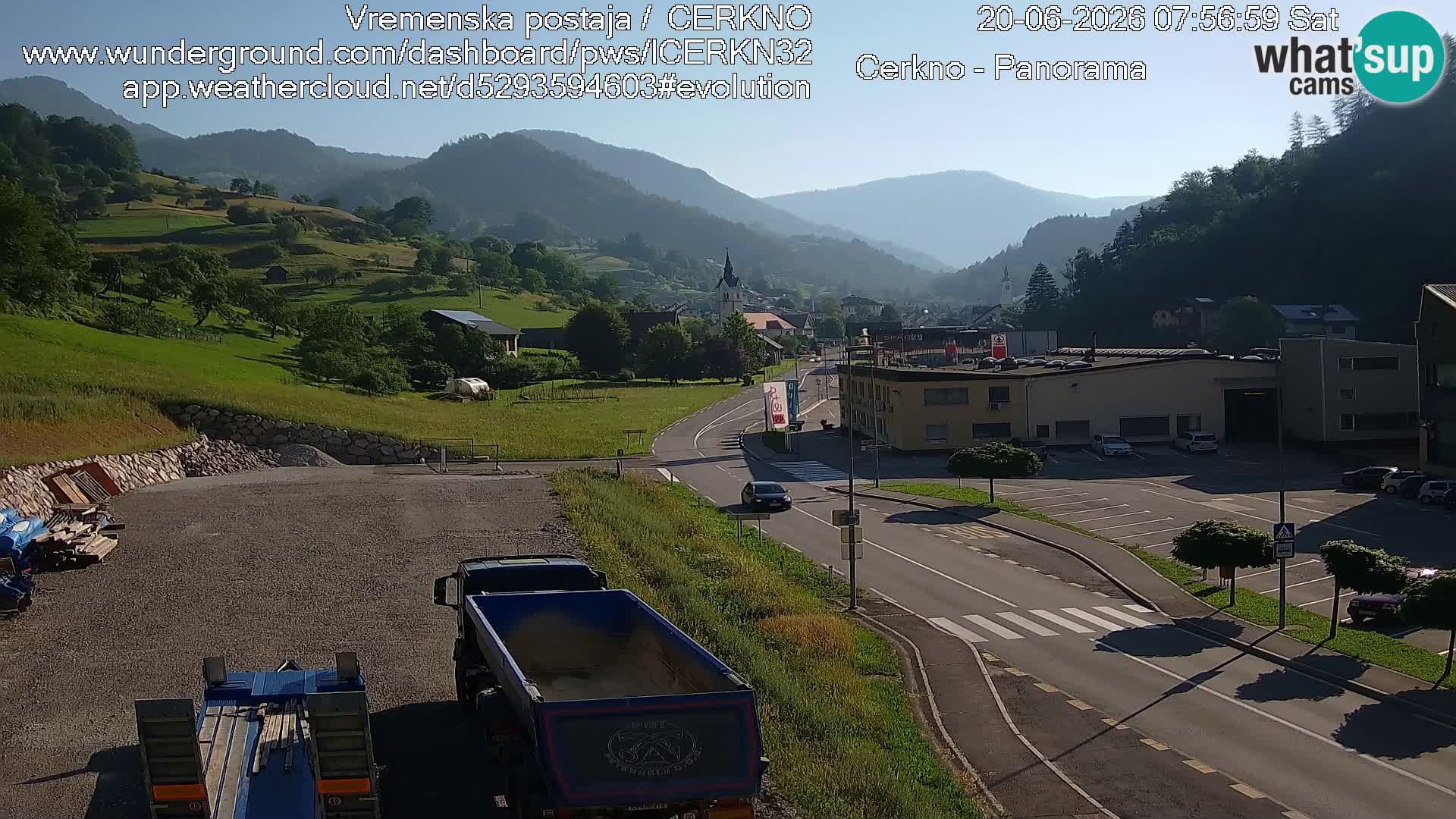 Cerkno Stadteingang Live-Webcam