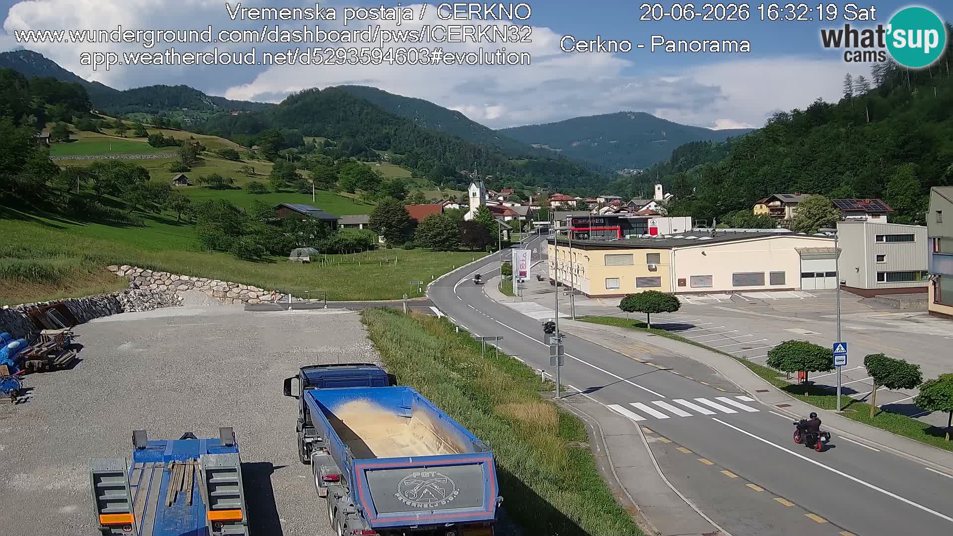 Cerkno Stadteingang Live-Webcam