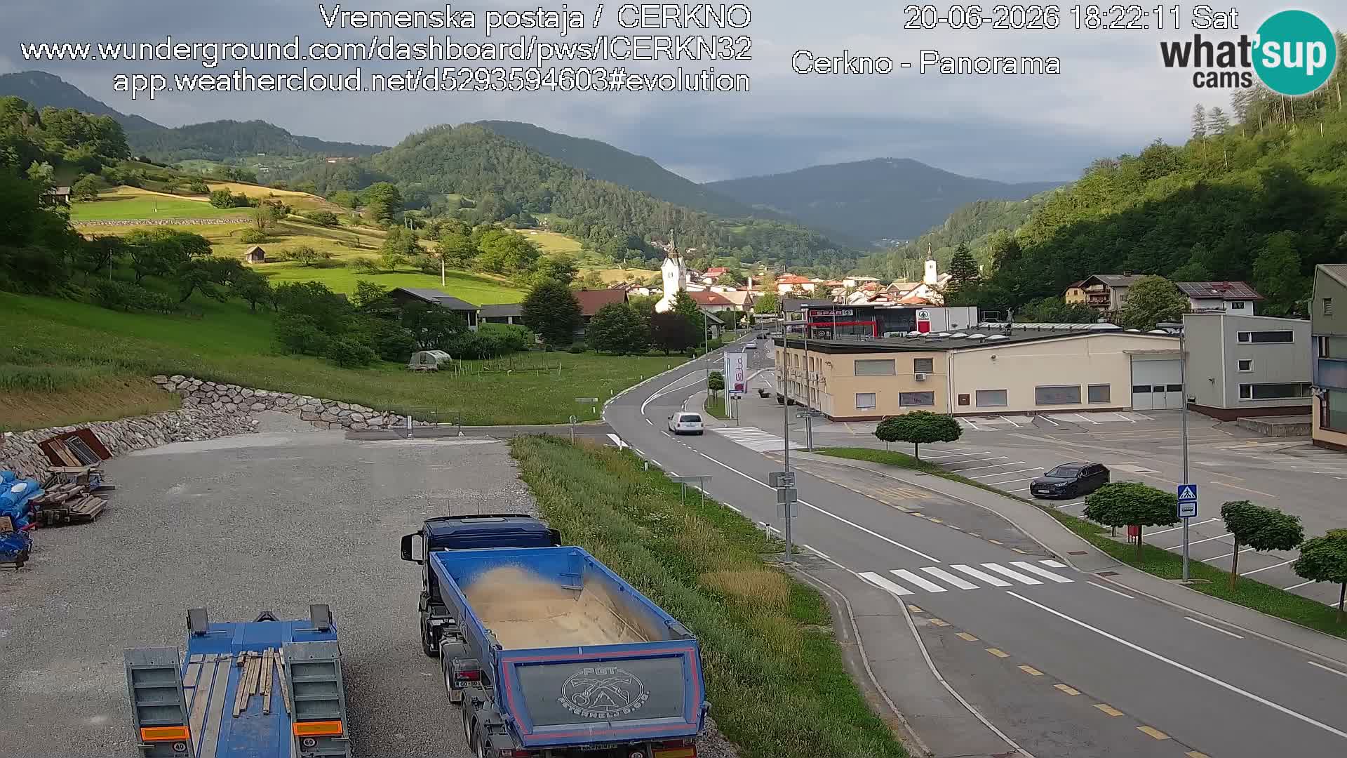 Cerkno Stadteingang Live-Webcam