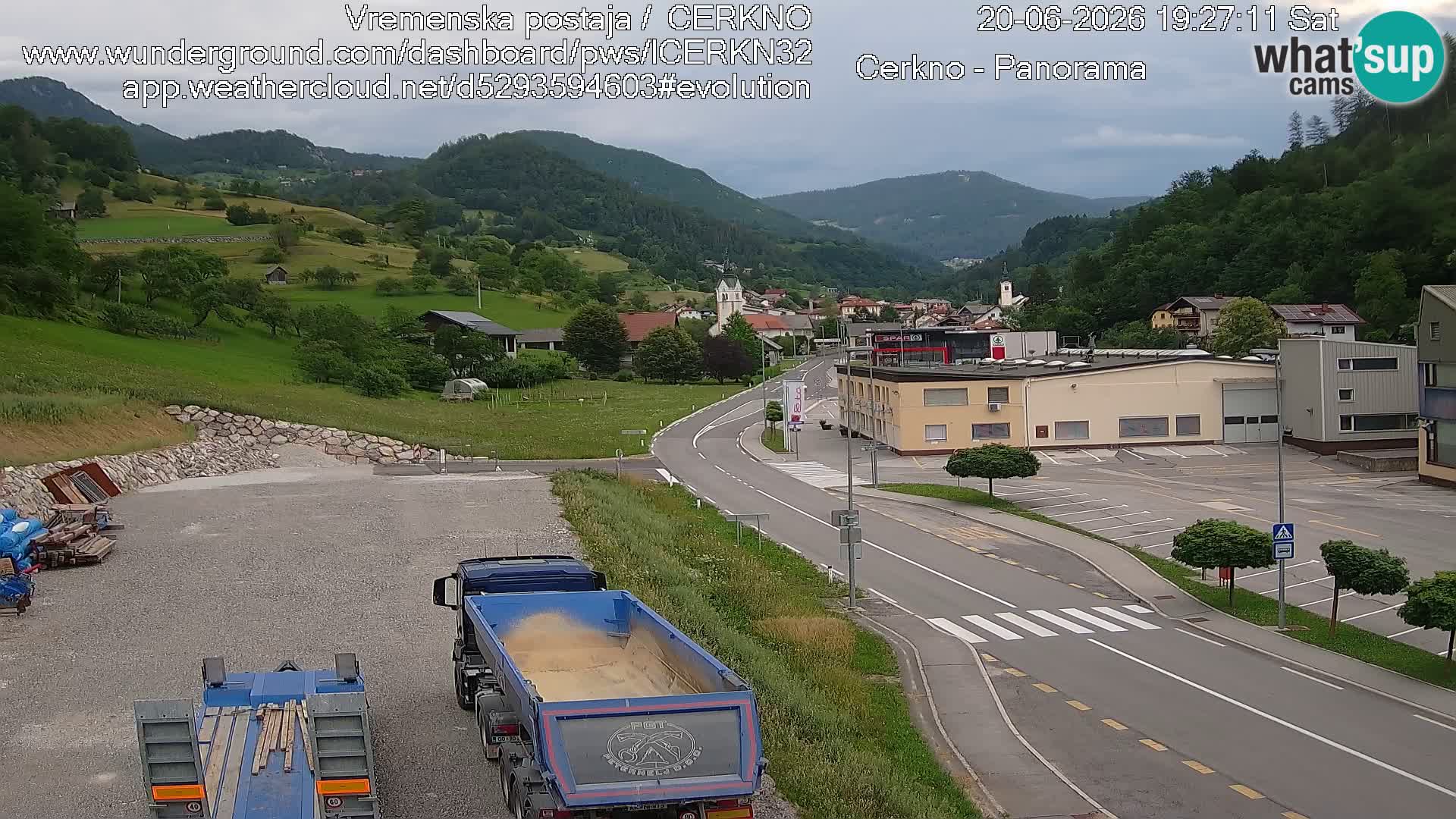 Cerkno ulaz u grad – Kamera uživo