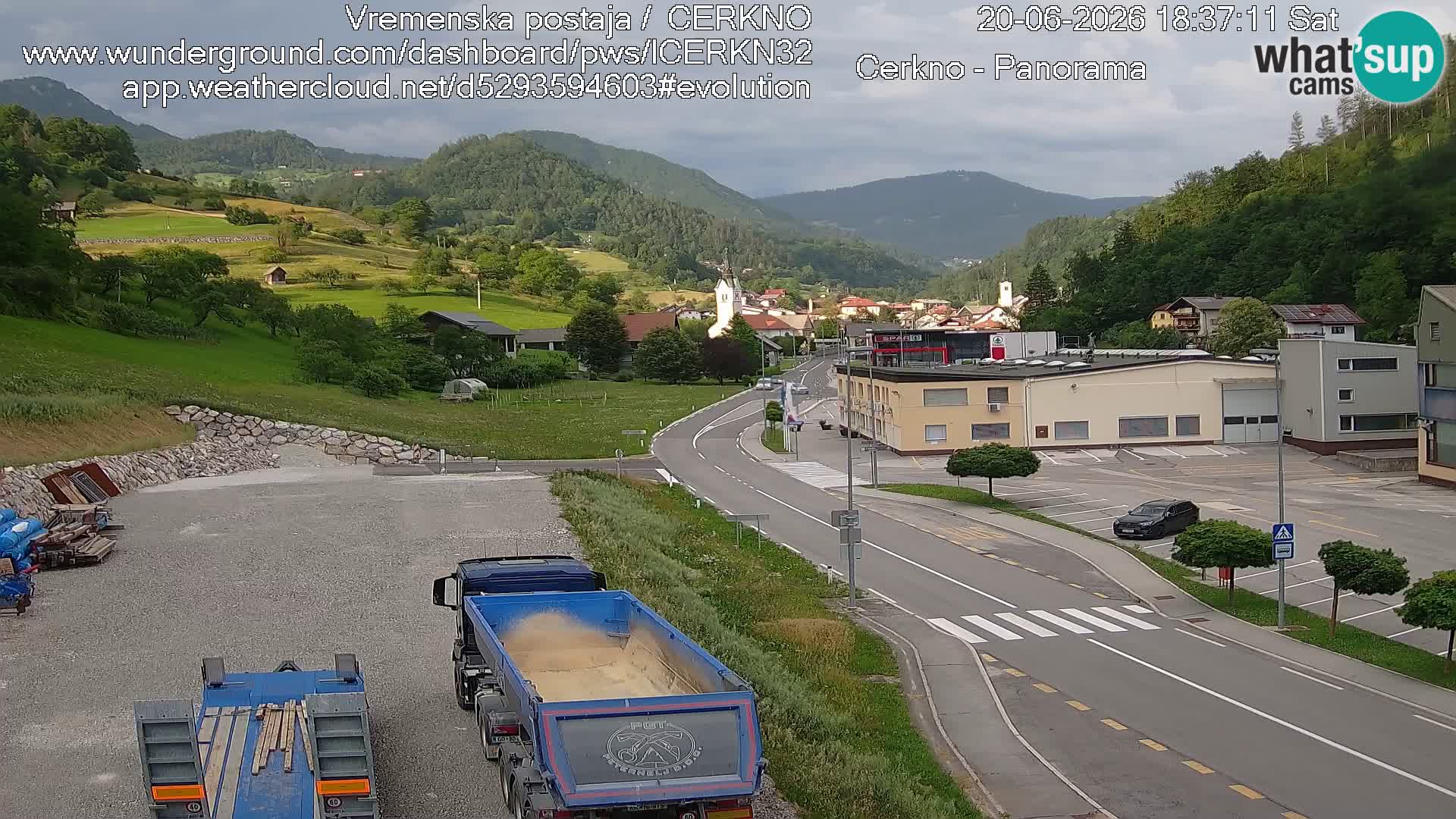 Webcam Ingresso Città di Cerkno