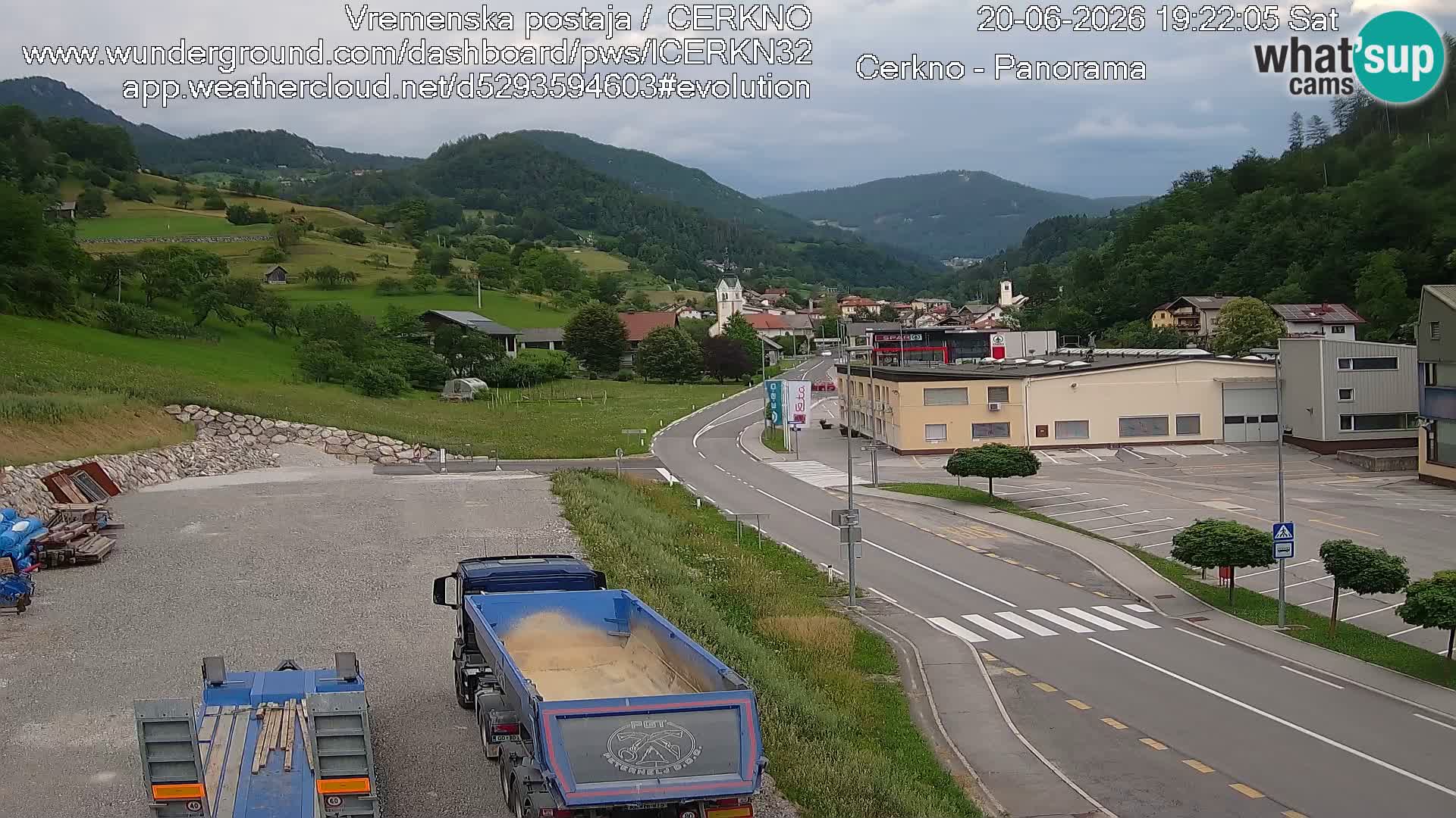 Cerkno ulaz u grad – Kamera uživo