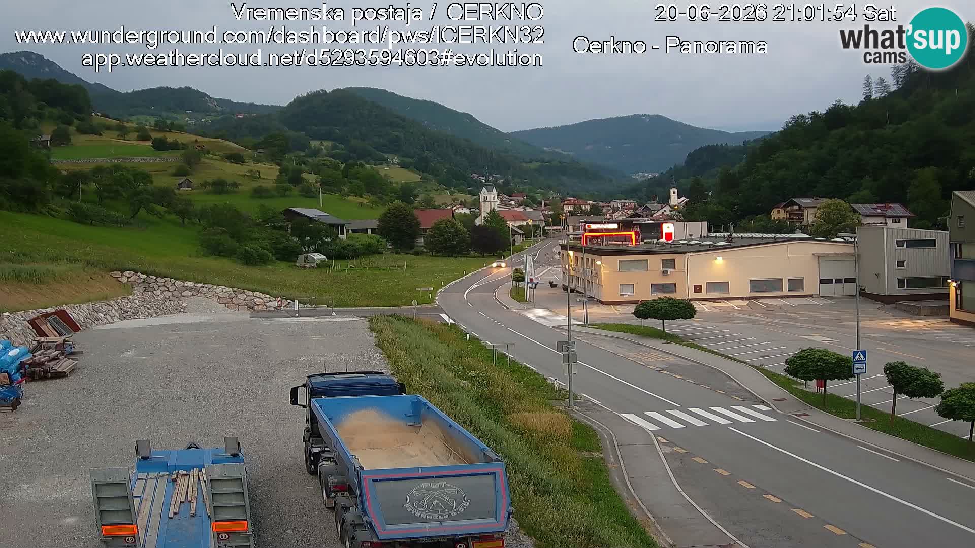 Webcam Ingresso Città di Cerkno