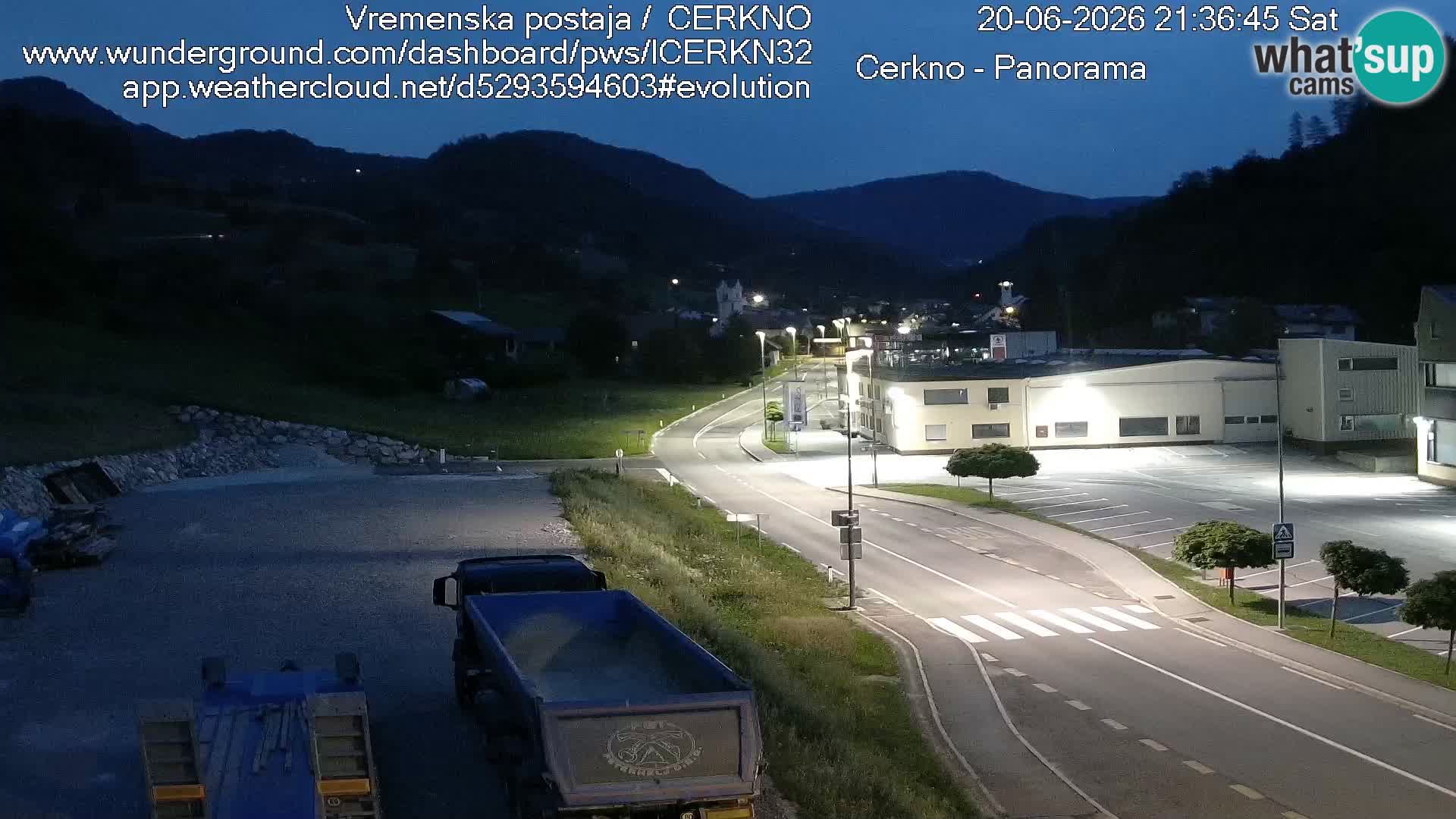 Cerkno ulaz u grad – Kamera uživo