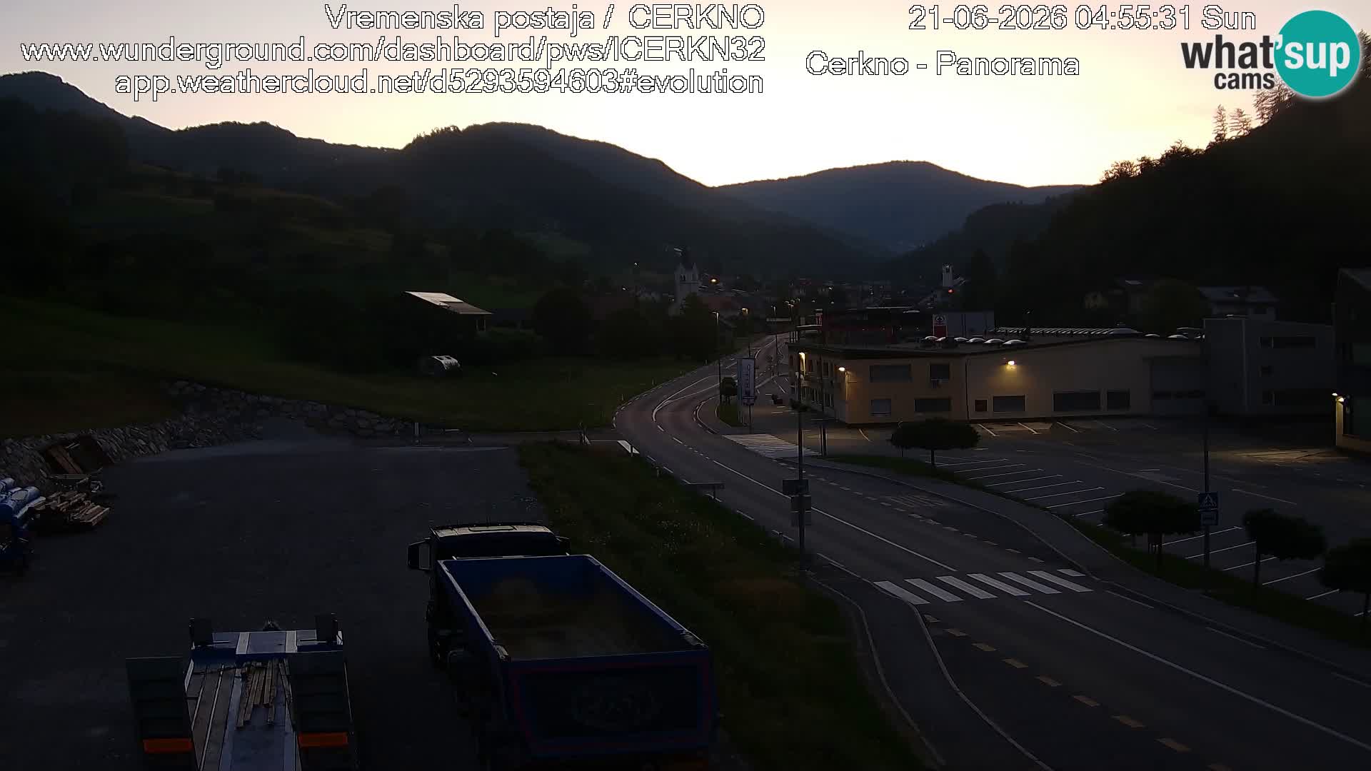 Cerkno ulaz u grad – Kamera uživo