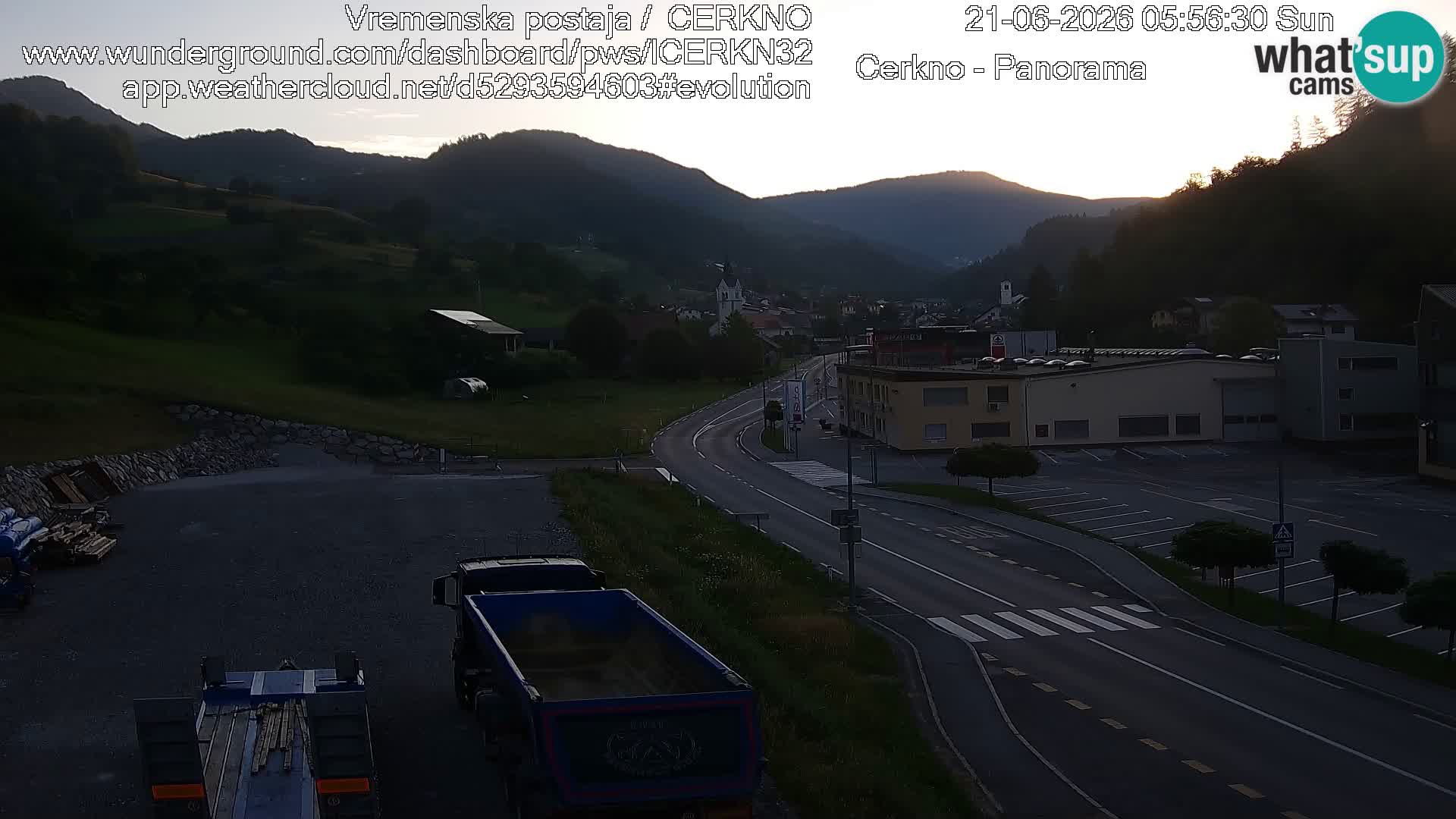 Cerkno Stadteingang Live-Webcam