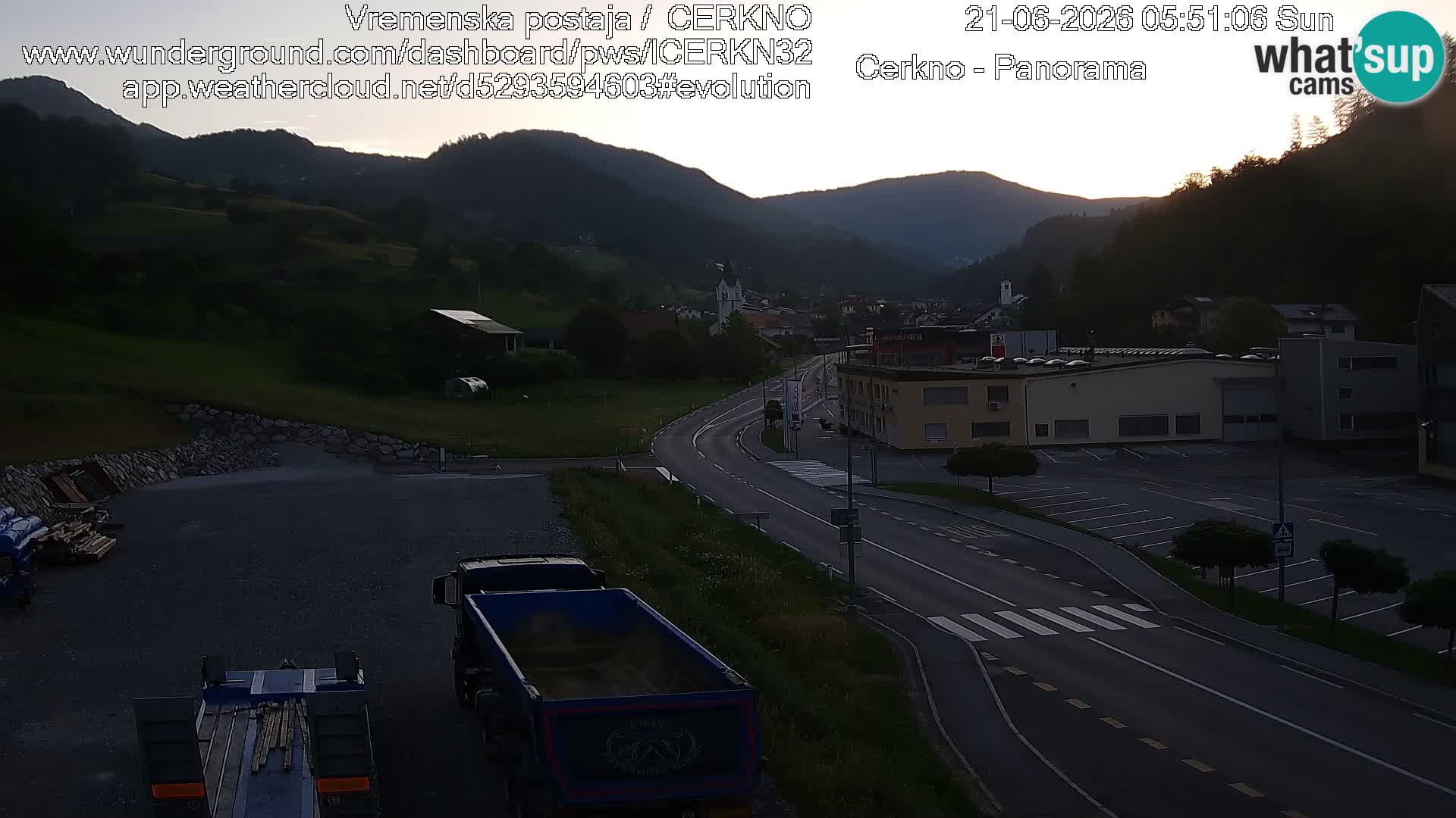 Cerkno Stadteingang Live-Webcam