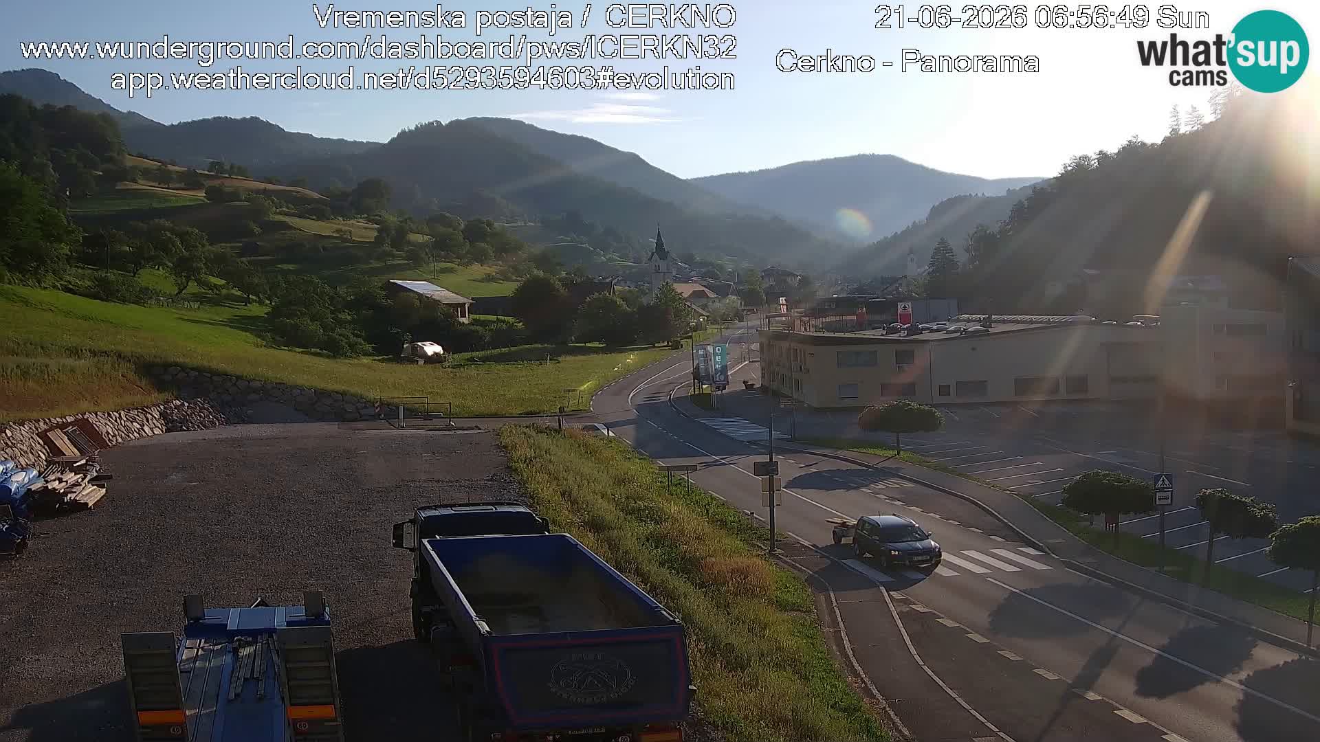 Webcam Ingresso Città di Cerkno
