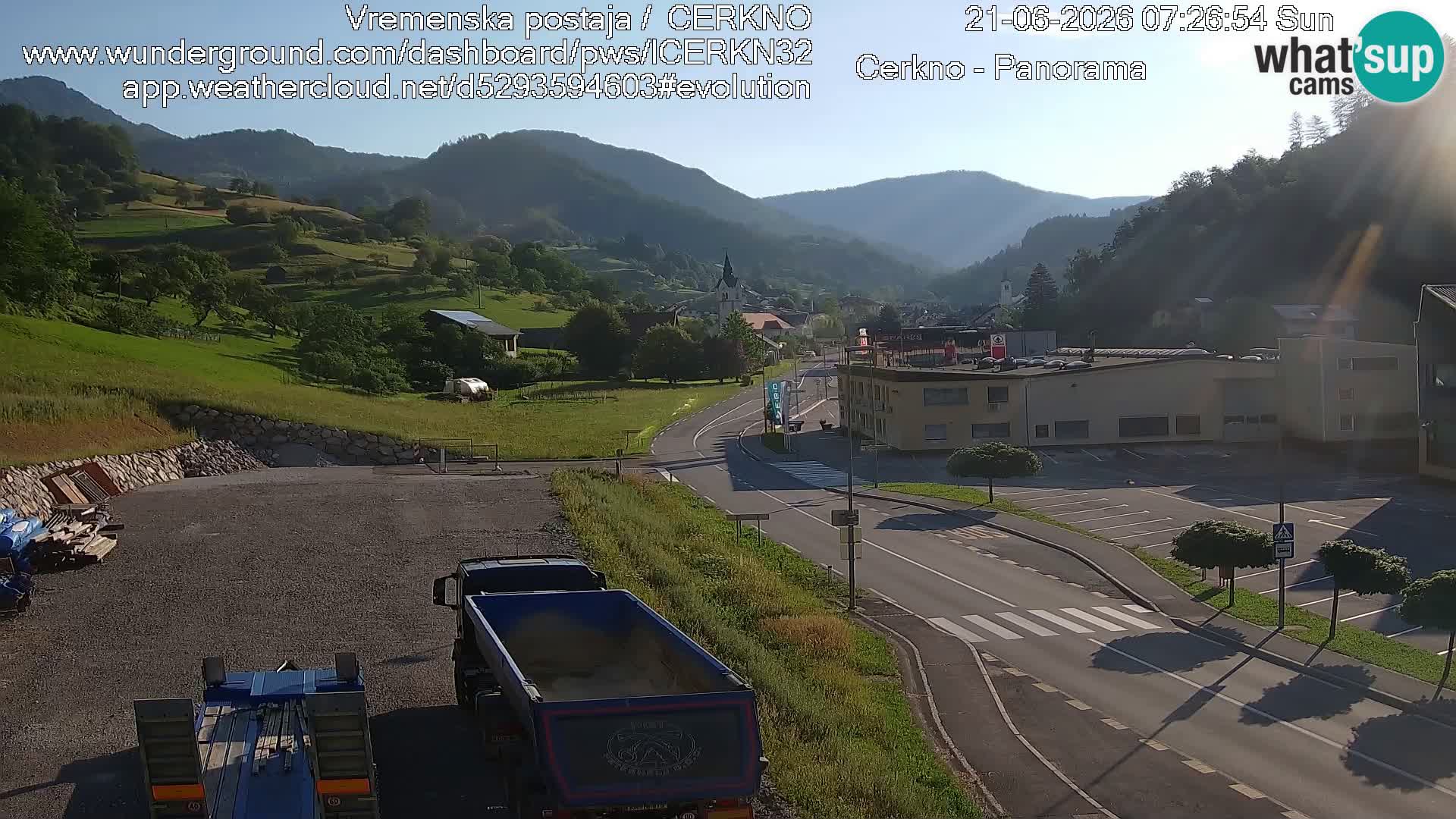 Cerkno Stadteingang Live-Webcam