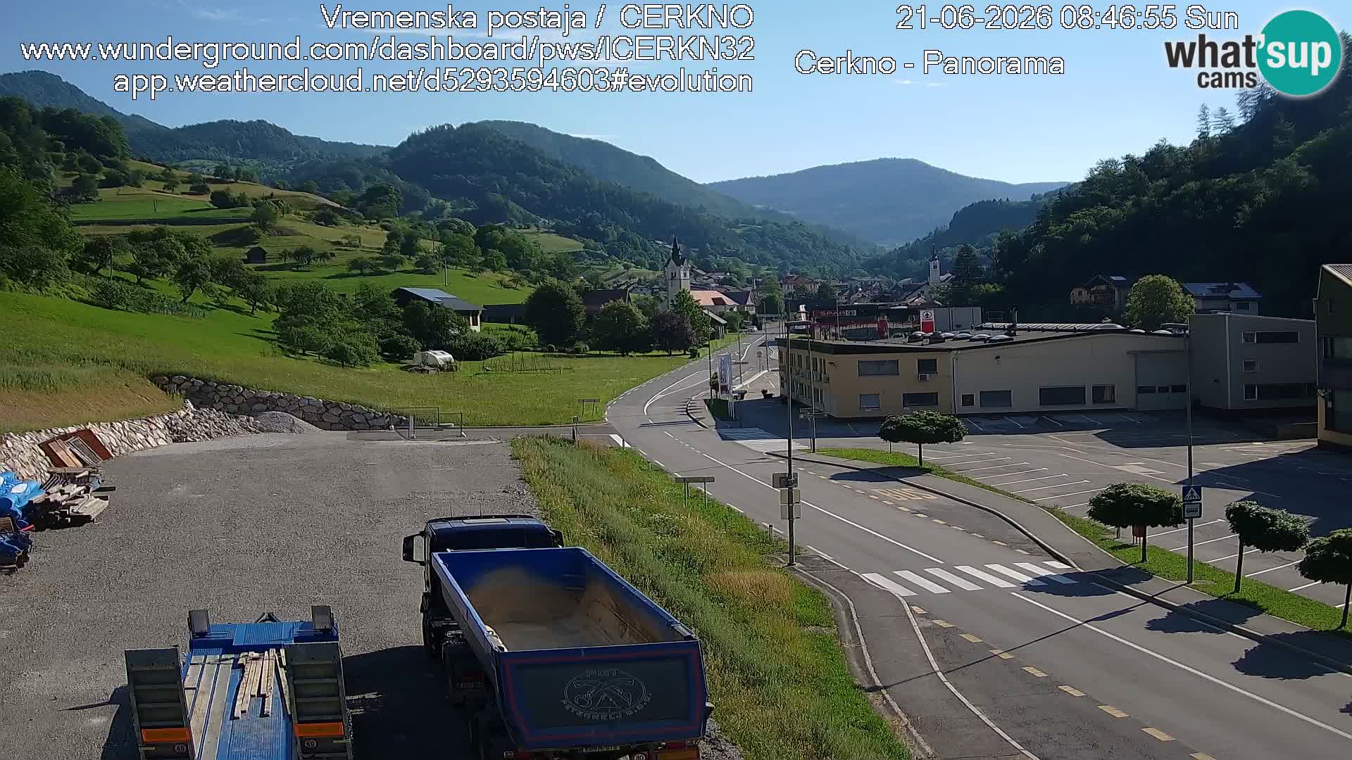 Cerkno Stadteingang Live-Webcam