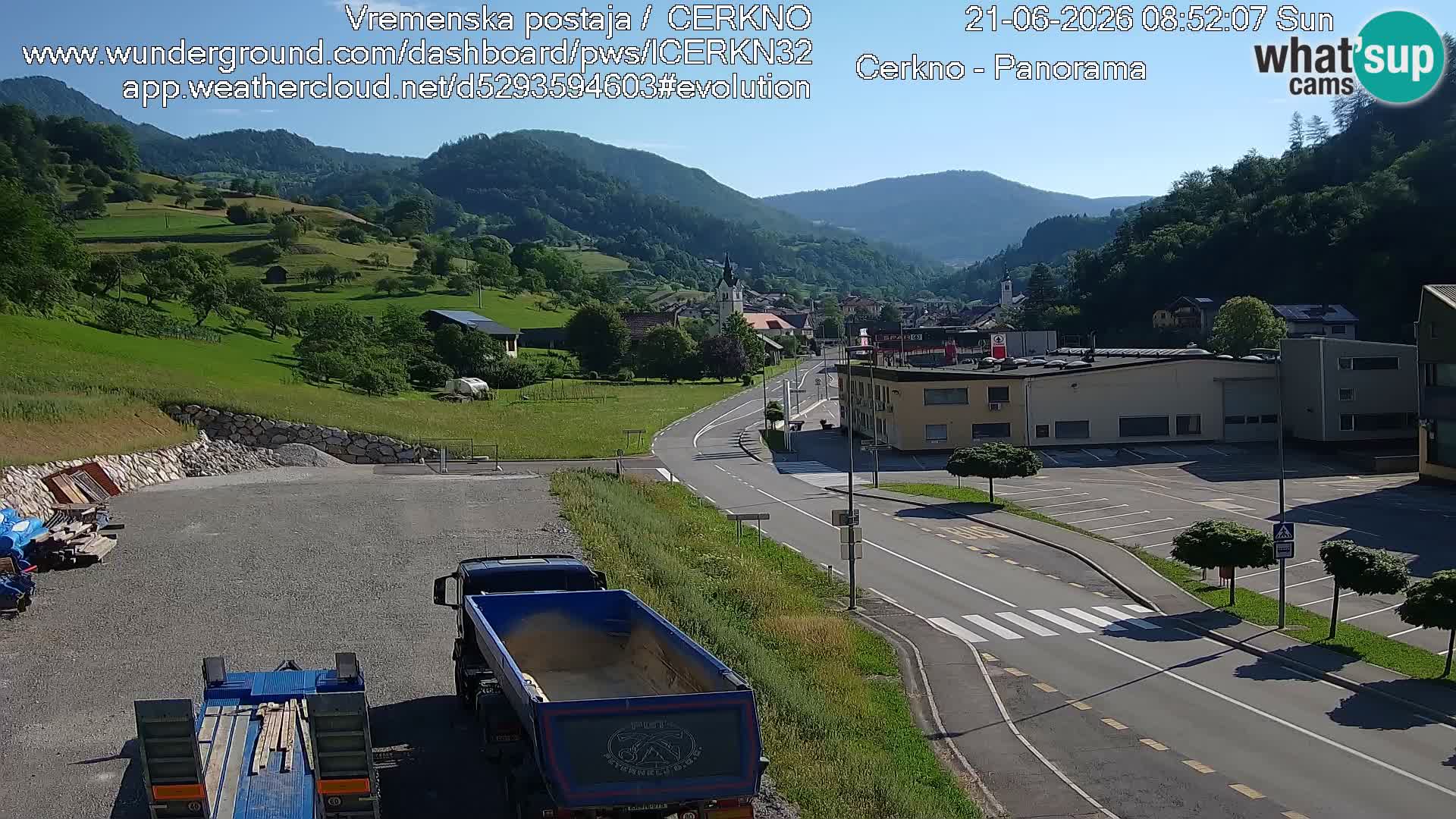 Cerkno ulaz u grad – Kamera uživo