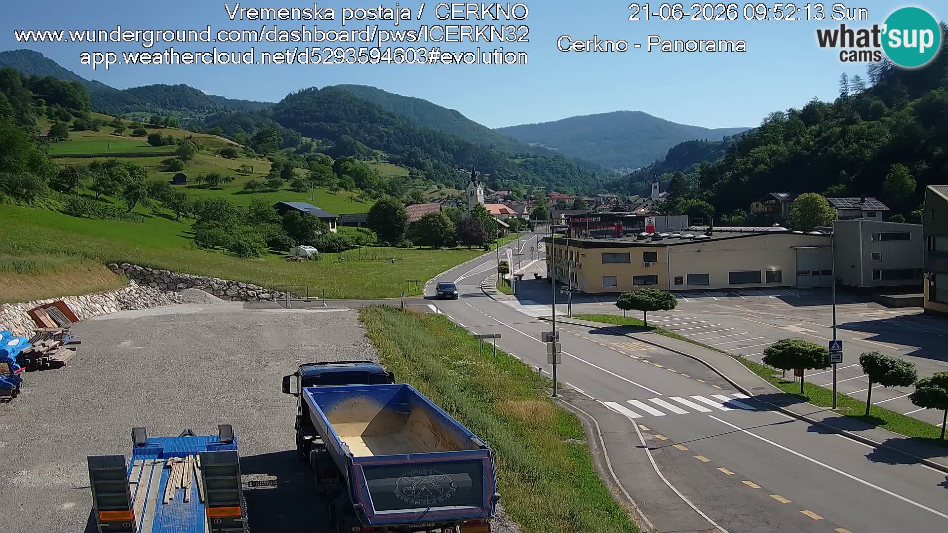Webcam Ingresso Città di Cerkno