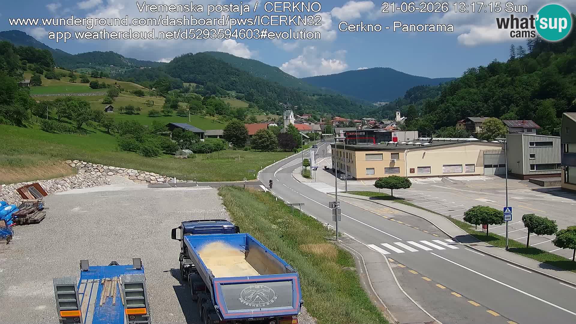 Cerkno ulaz u grad – Kamera uživo