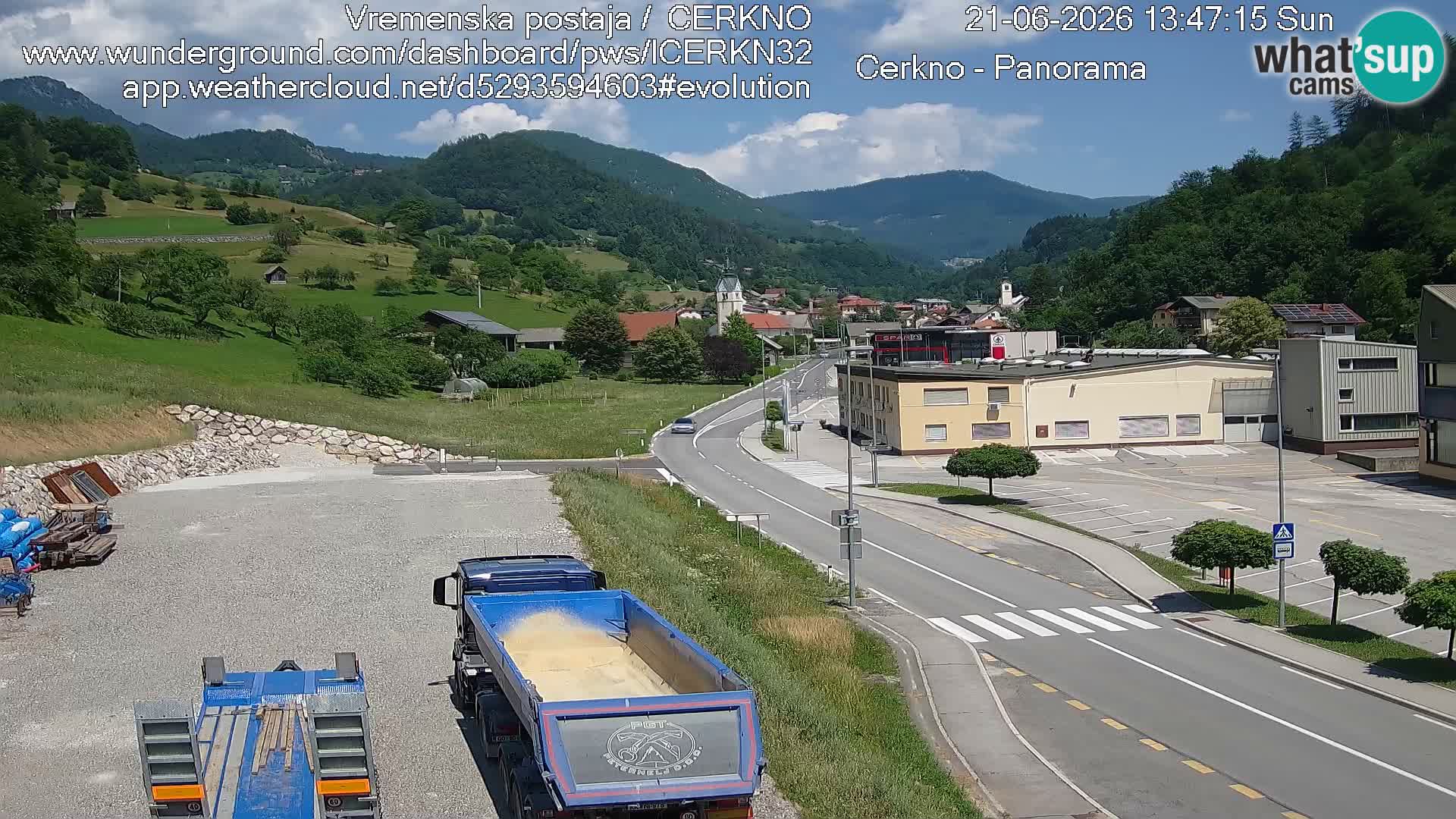 Cerkno ulaz u grad – Kamera uživo