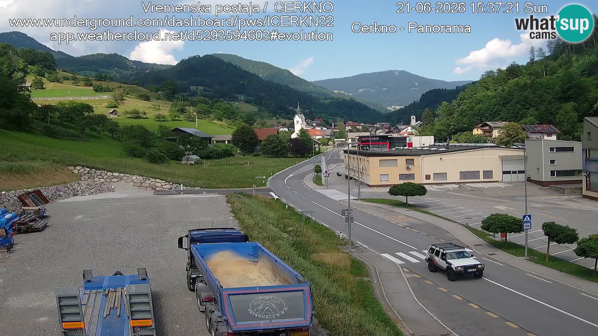 Cerkno ulaz u grad – Kamera uživo