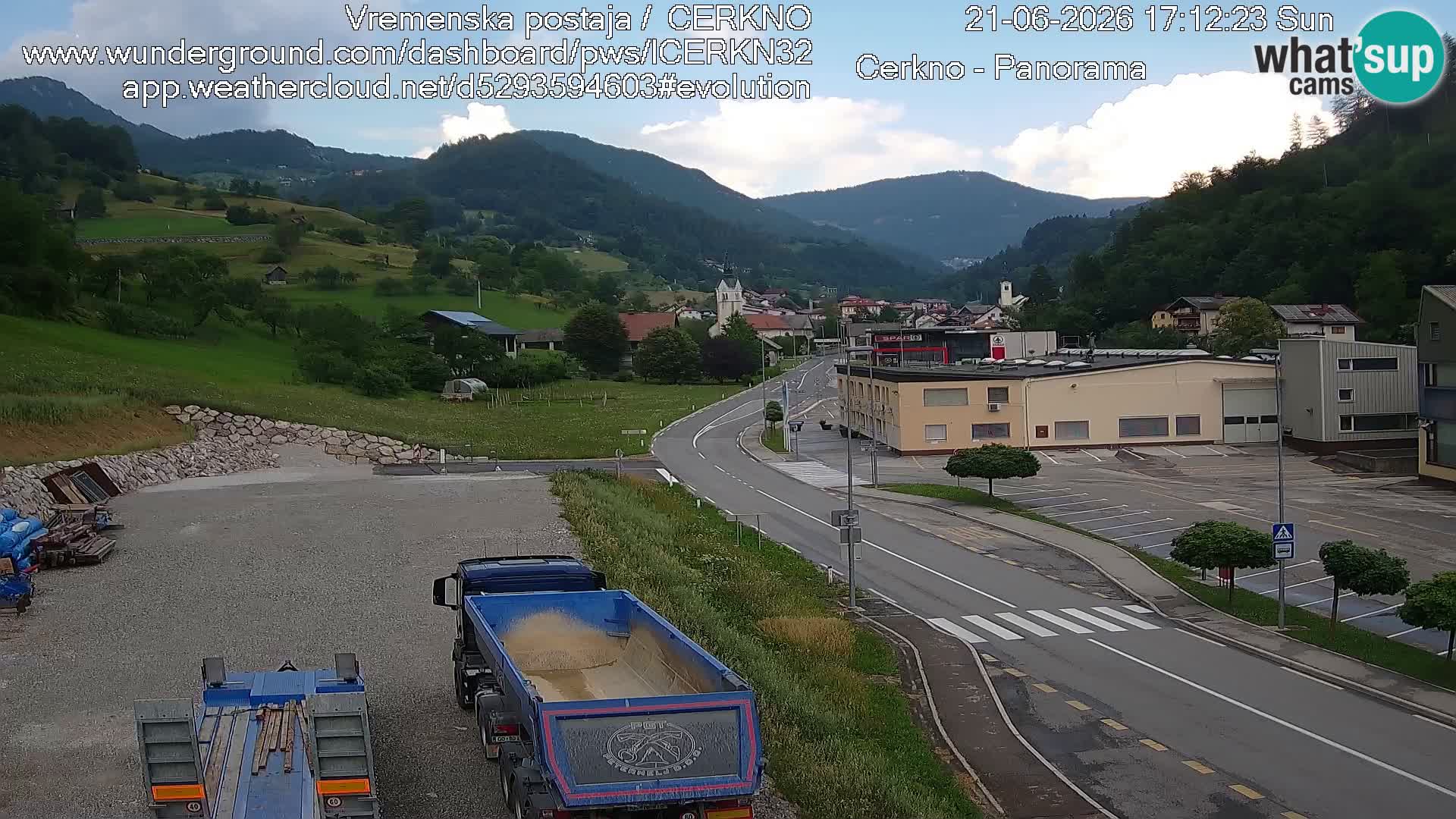 Webcam Ingresso Città di Cerkno