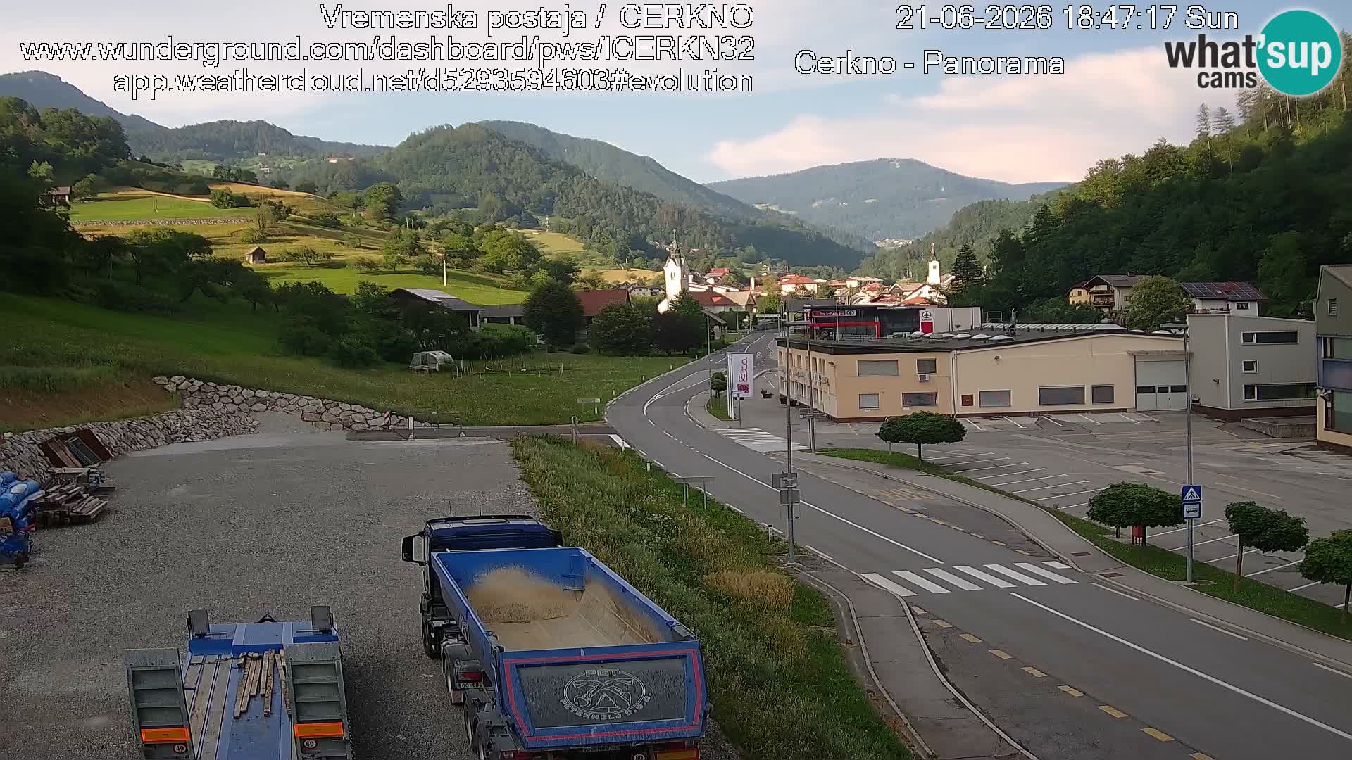 Cerkno ulaz u grad – Kamera uživo