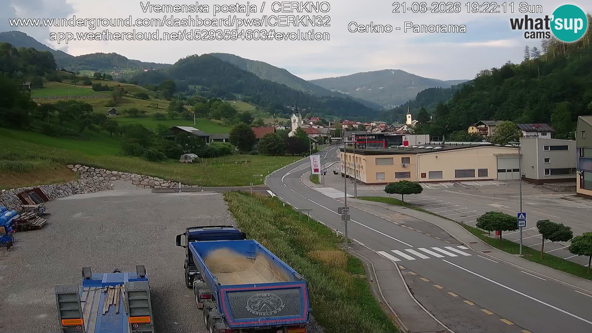Cerkno Stadteingang Live-Webcam