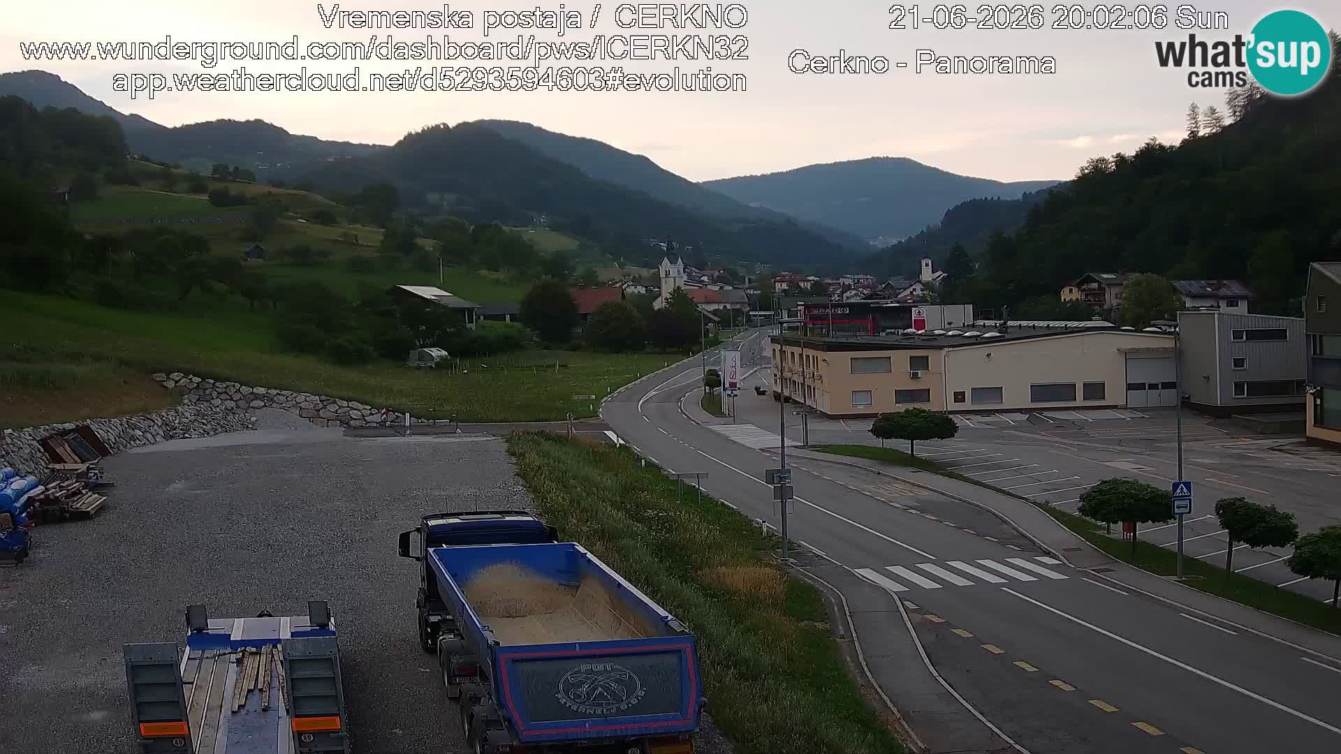 Cerkno ulaz u grad – Kamera uživo