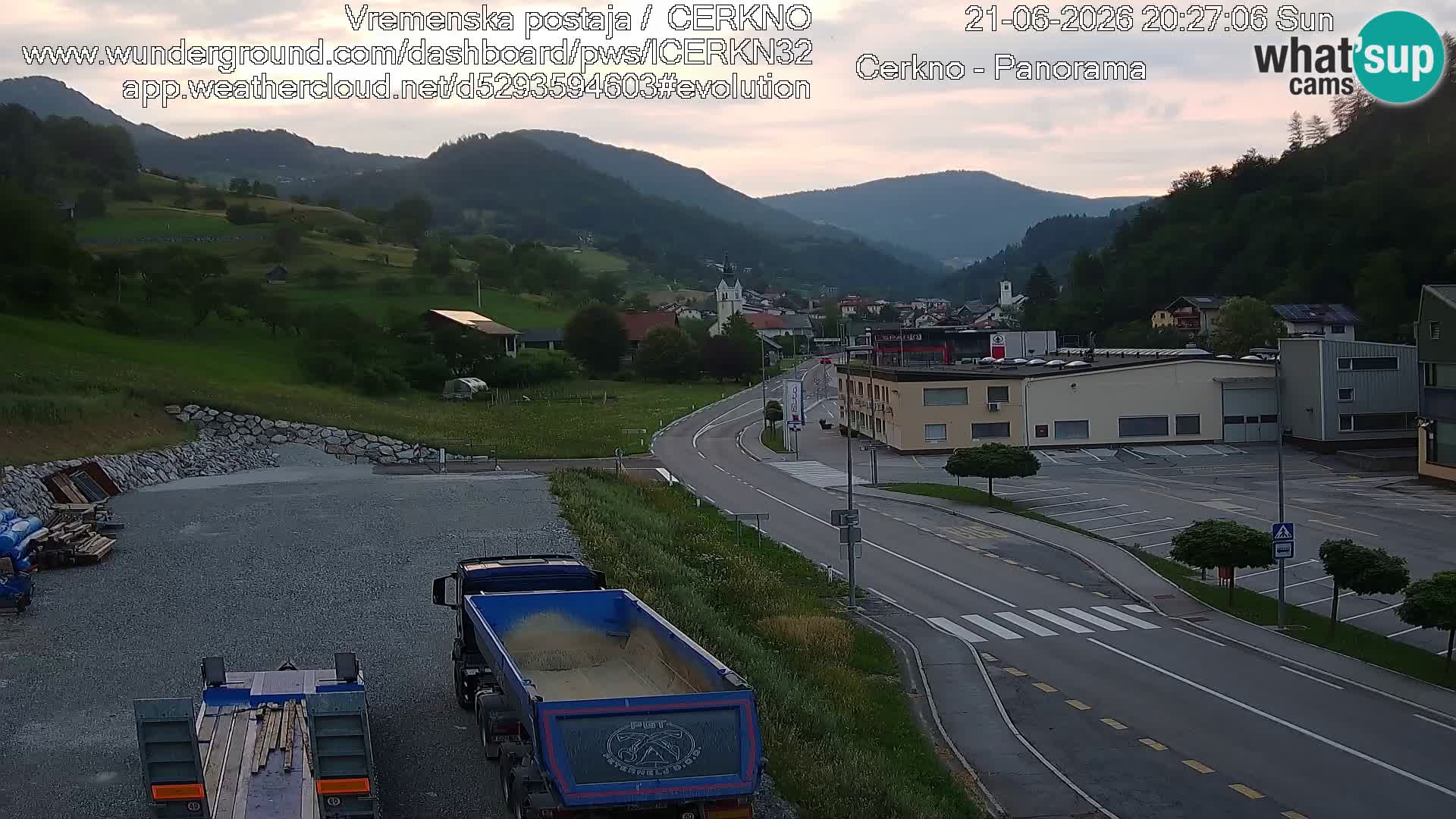Cerkno ulaz u grad – Kamera uživo
