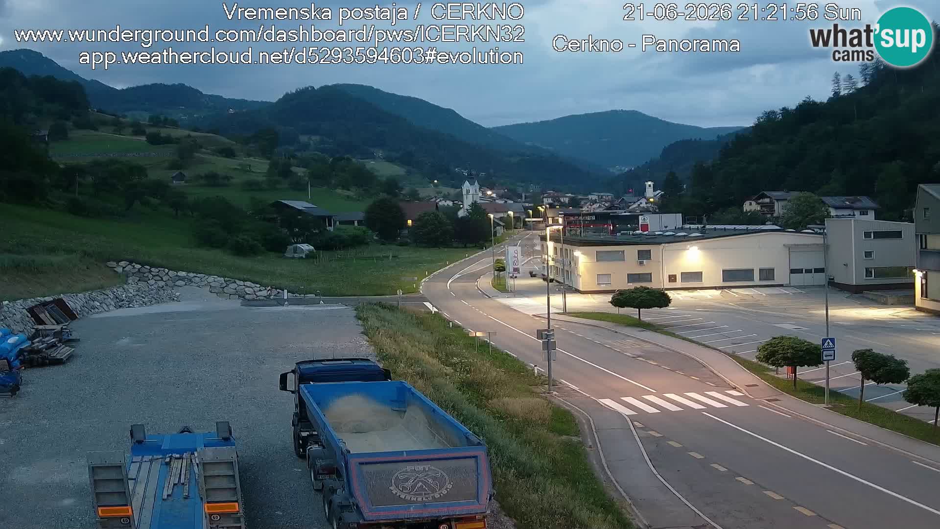 Cerkno ulaz u grad – Kamera uživo