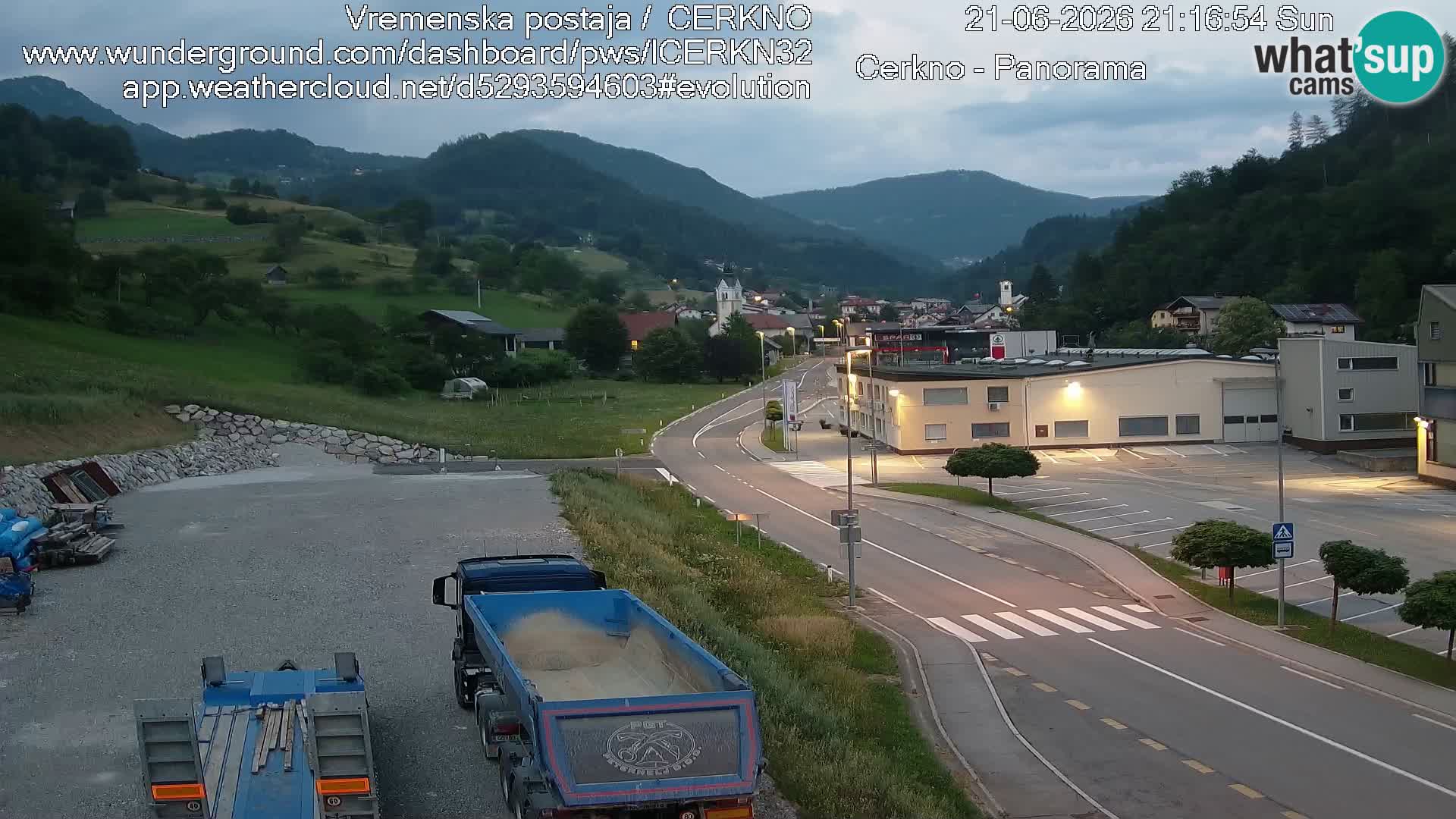 Cerkno ulaz u grad – Kamera uživo