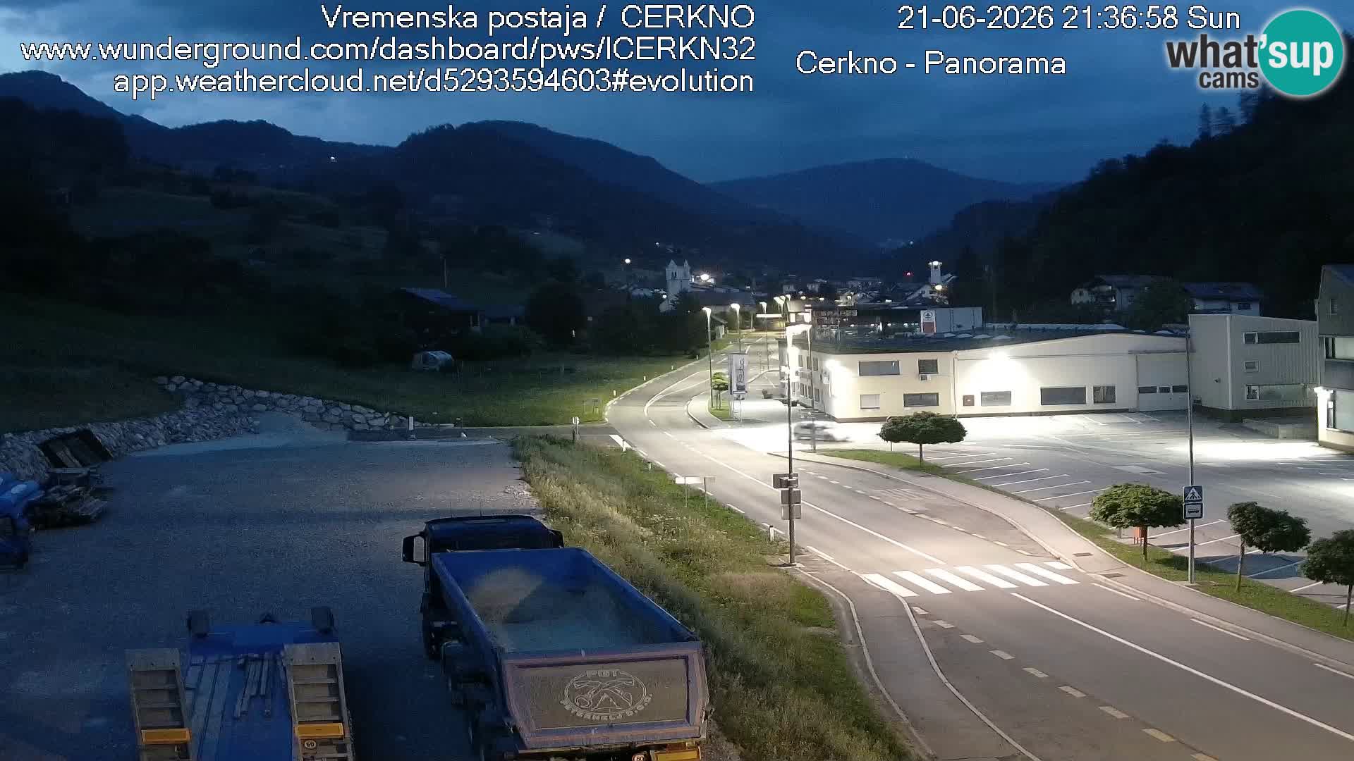 Webcam Ingresso Città di Cerkno