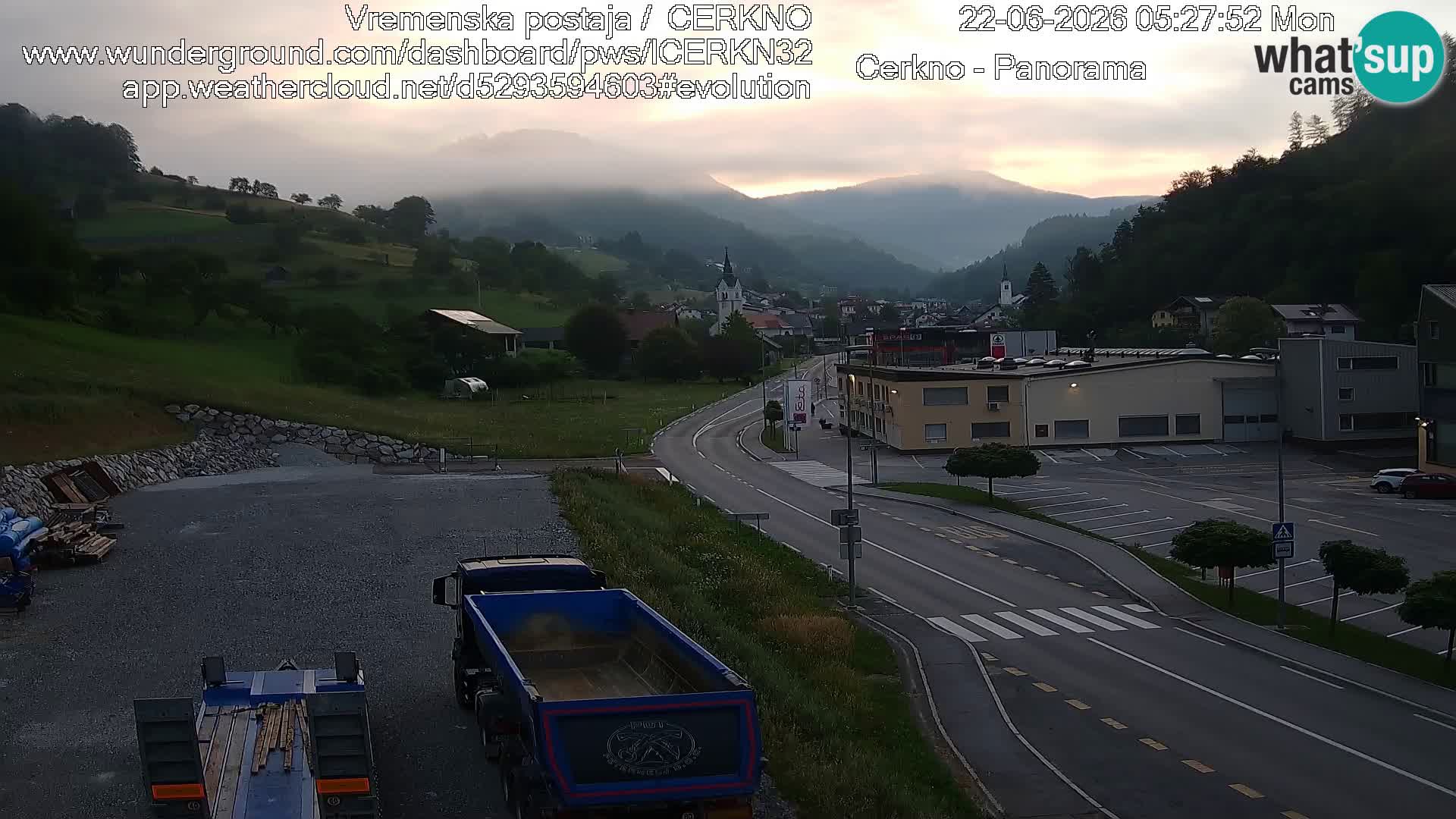 Webcam Ingresso Città di Cerkno