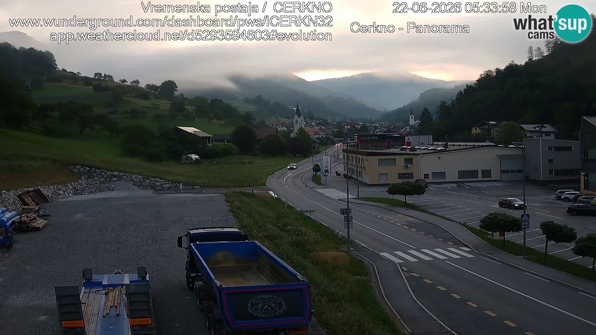 Webcam Ingresso Città di Cerkno