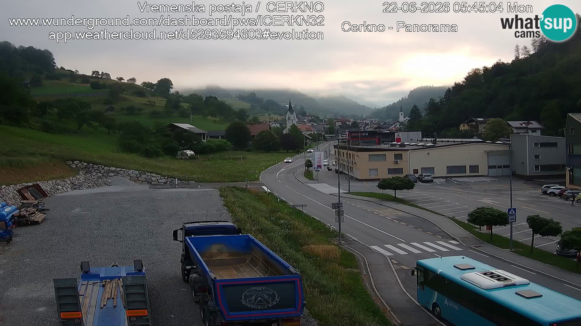 Cerkno Stadteingang Live-Webcam