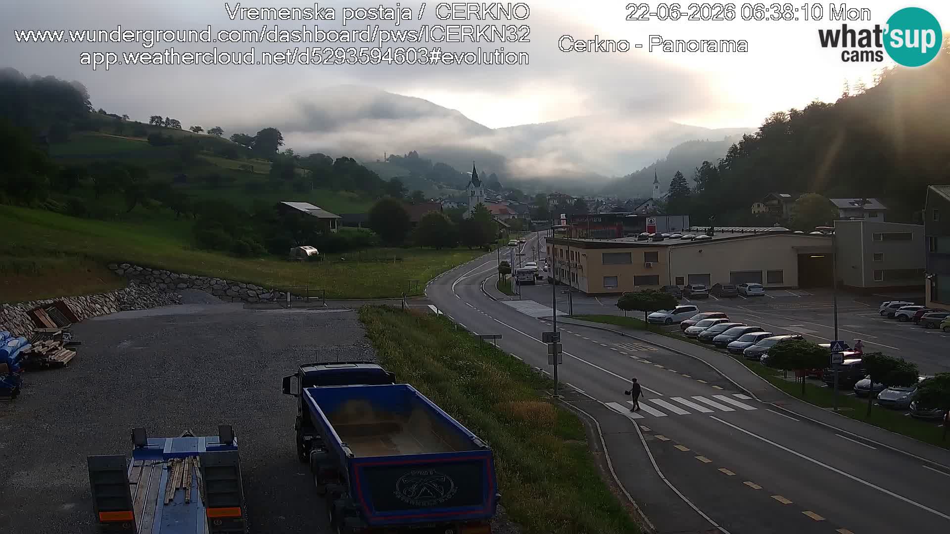 Cerkno Stadteingang Live-Webcam