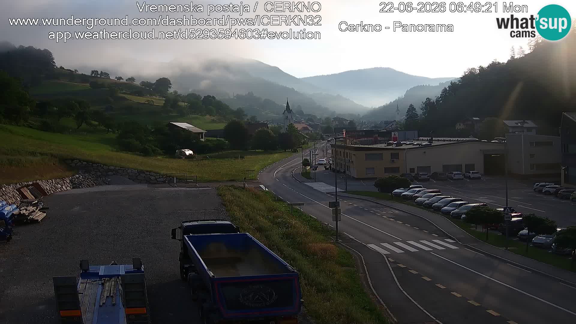 Webcam Ingresso Città di Cerkno
