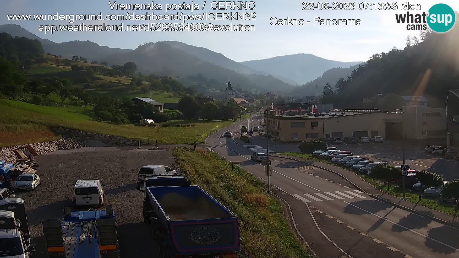 Cerkno ulaz u grad – Kamera uživo