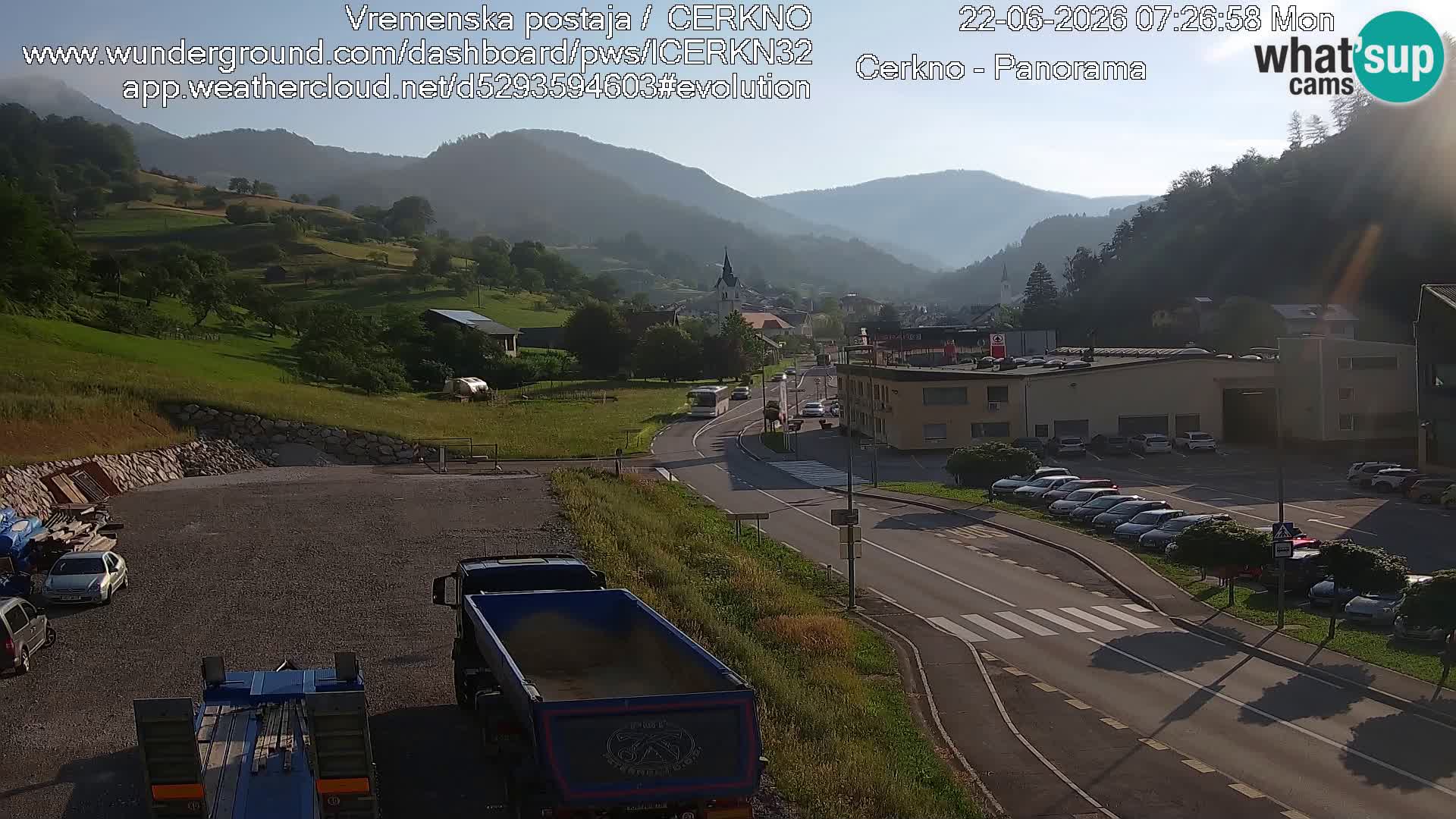 Webcam Ingresso Città di Cerkno