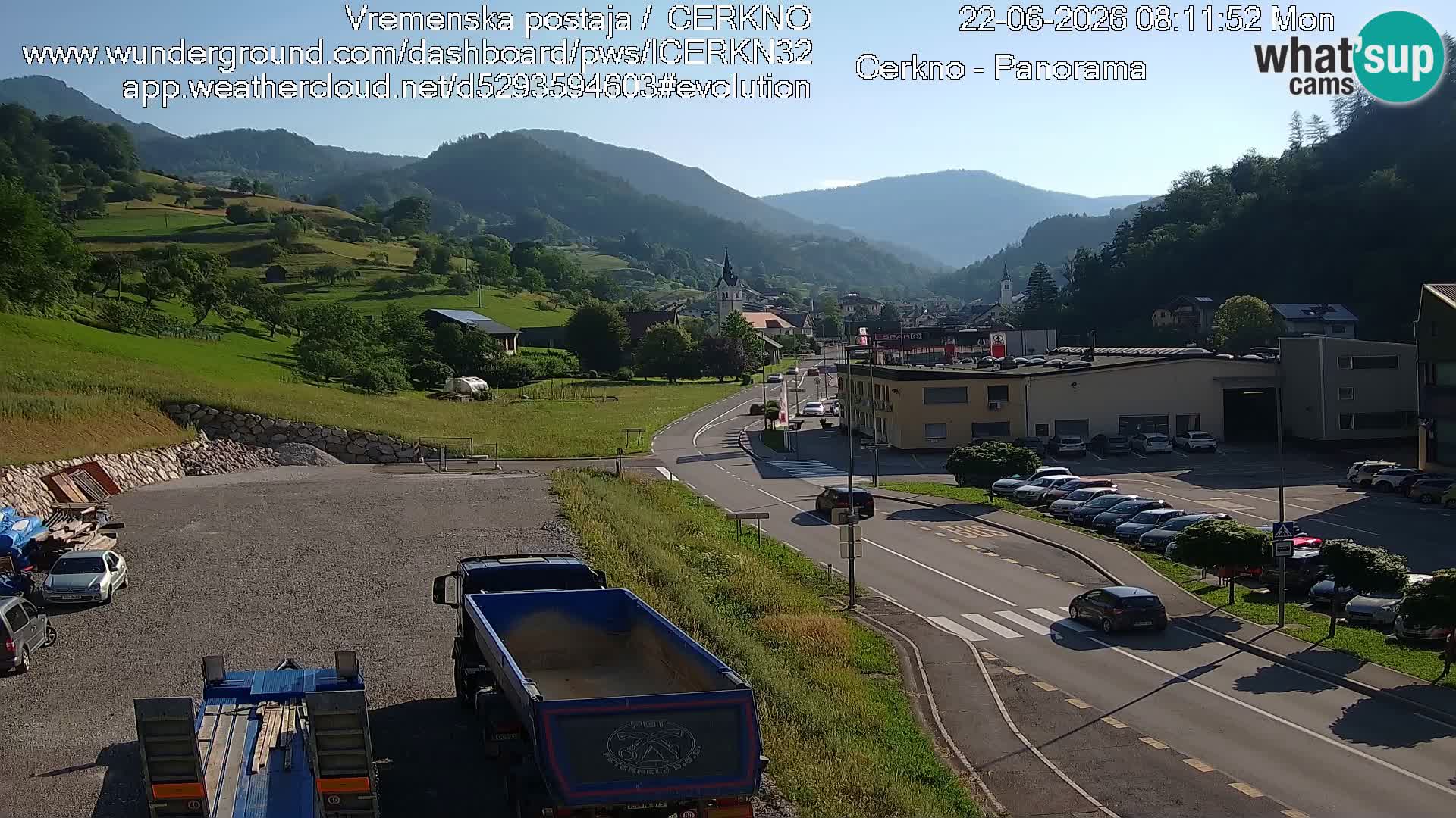 Cerkno Stadteingang Live-Webcam