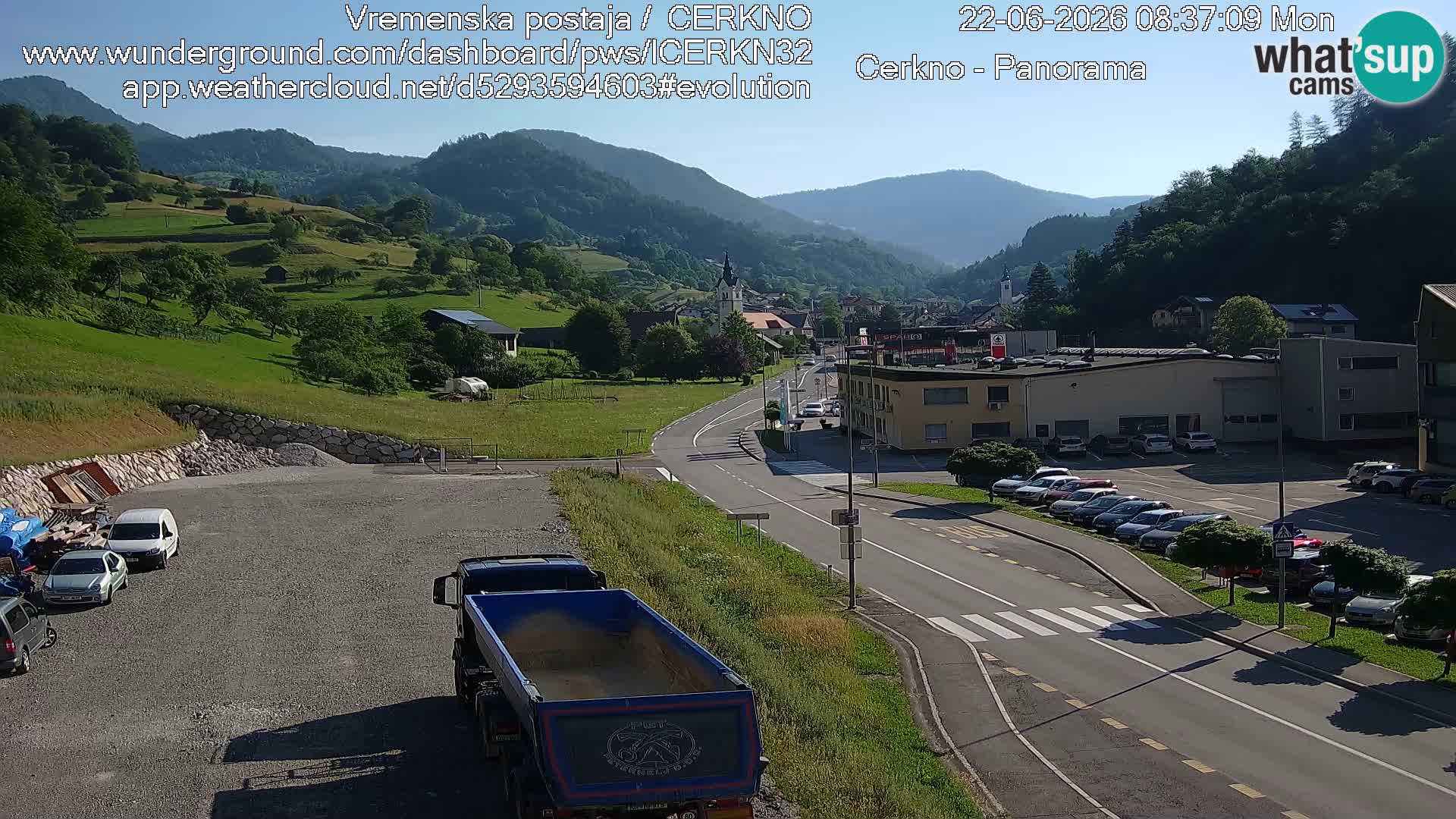 Webcam Ingresso Città di Cerkno