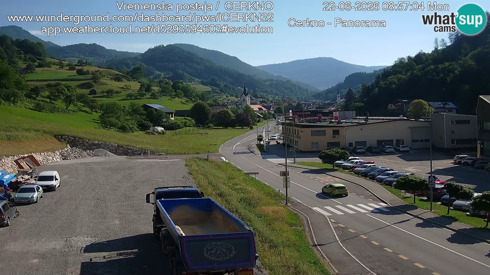 Webcam Ingresso Città di Cerkno