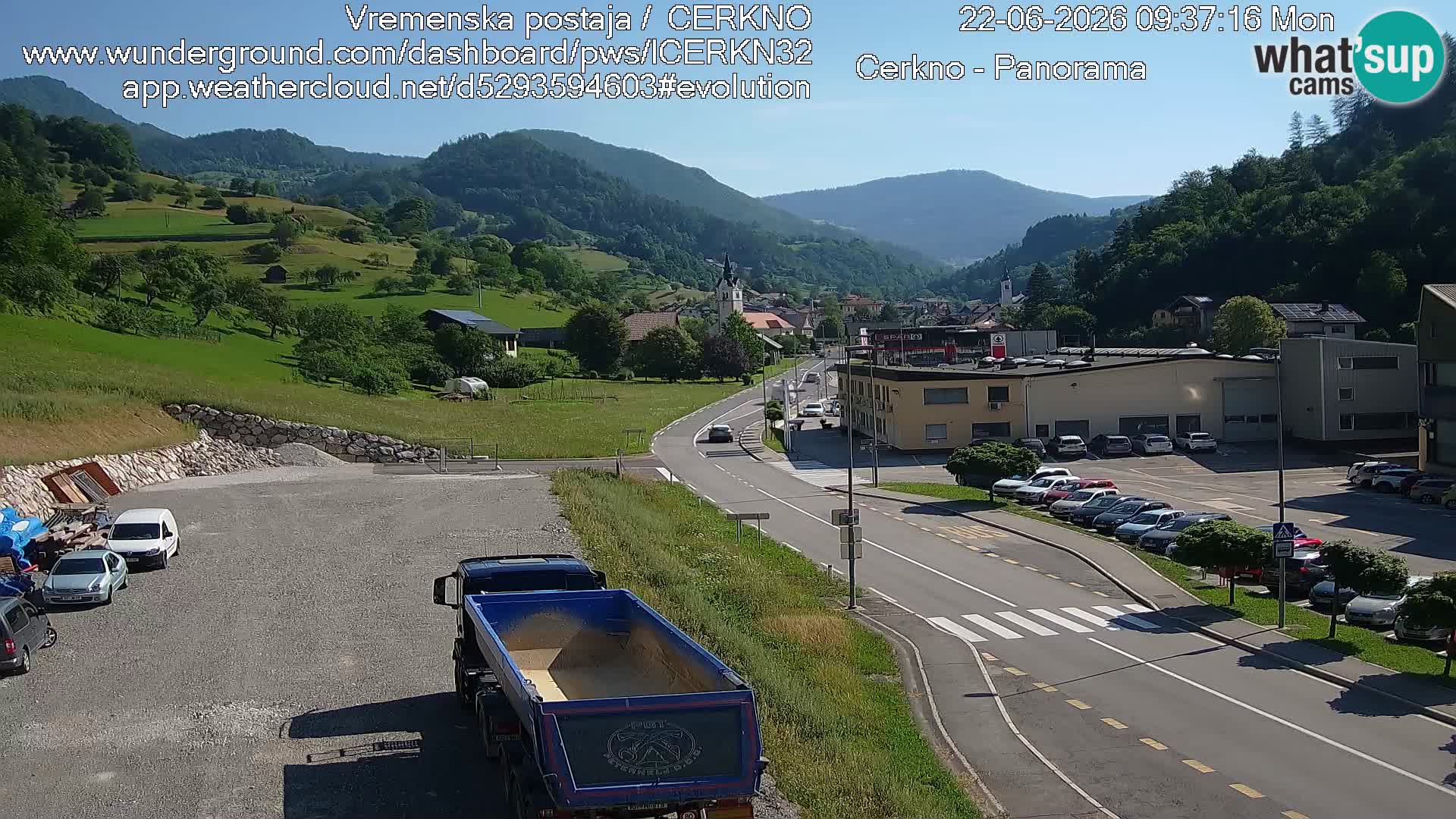 Cerkno Stadteingang Live-Webcam