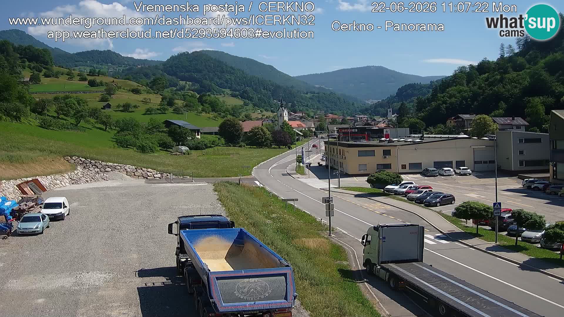 Webcam Ingresso Città di Cerkno