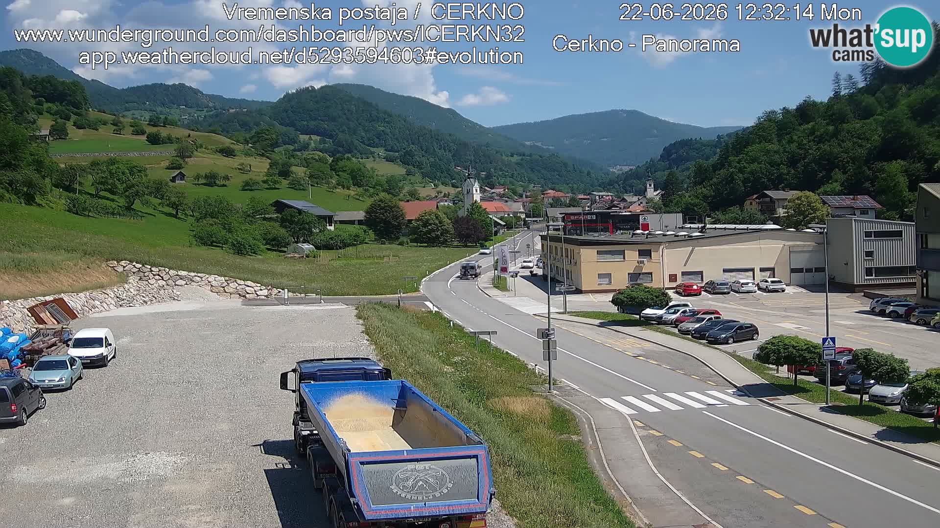 Webcam Ingresso Città di Cerkno