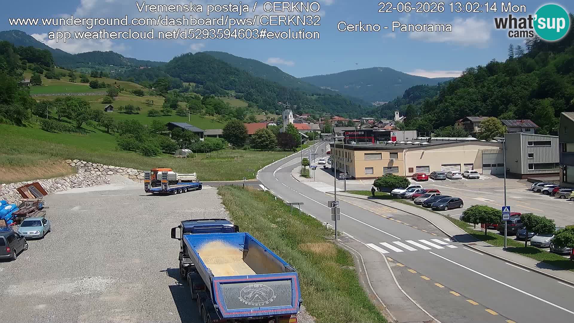 Webcam Ingresso Città di Cerkno