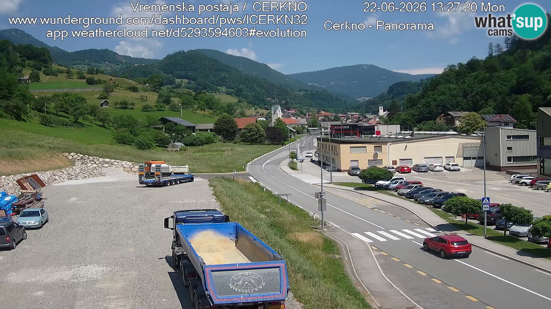 Cerkno Stadteingang Live-Webcam