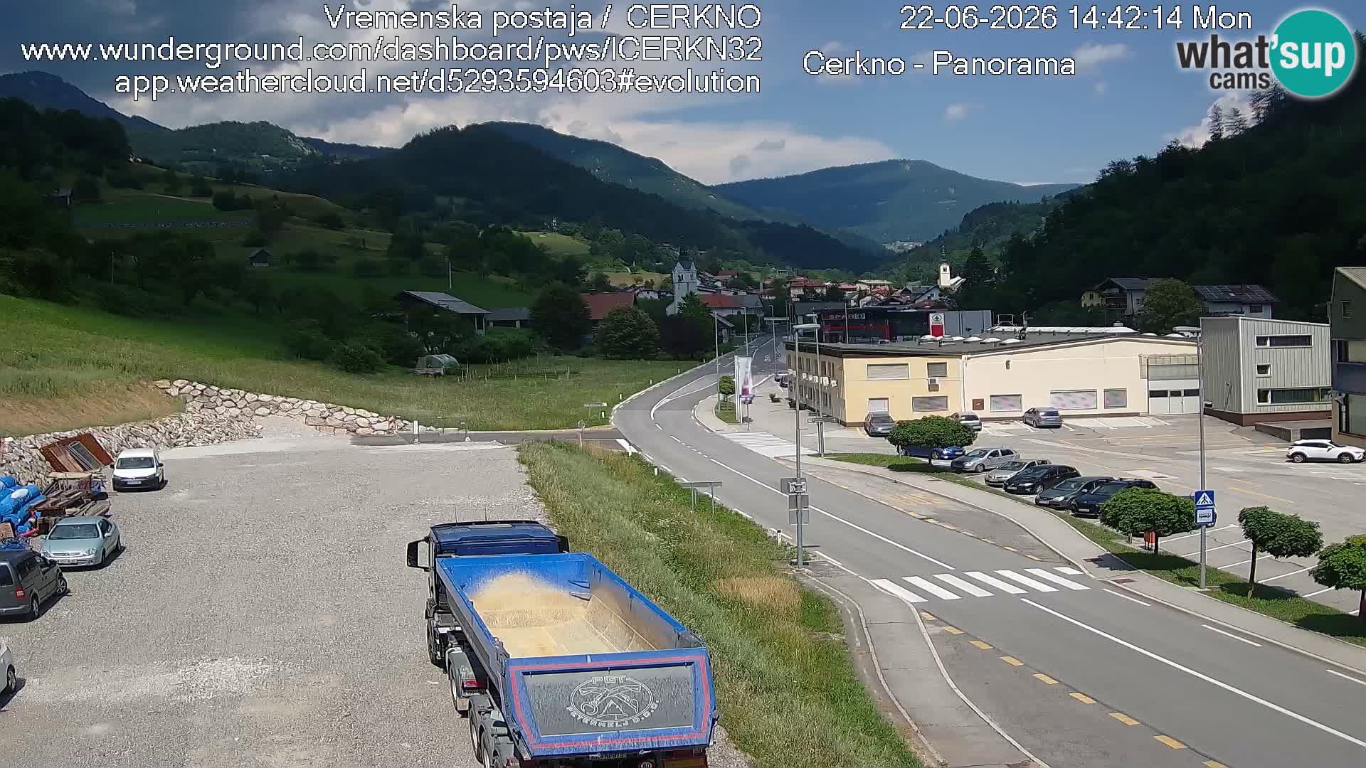Cerkno ulaz u grad – Kamera uživo