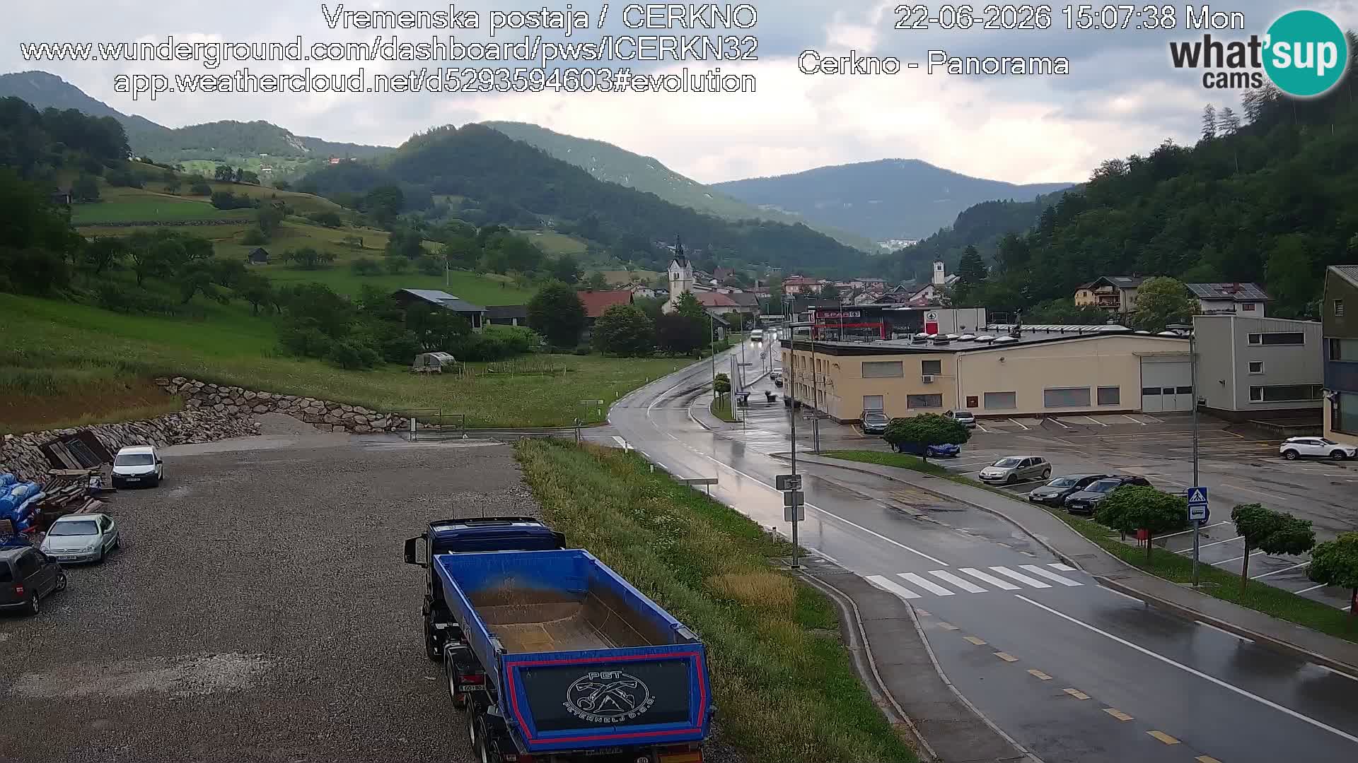 Webcam Ingresso Città di Cerkno