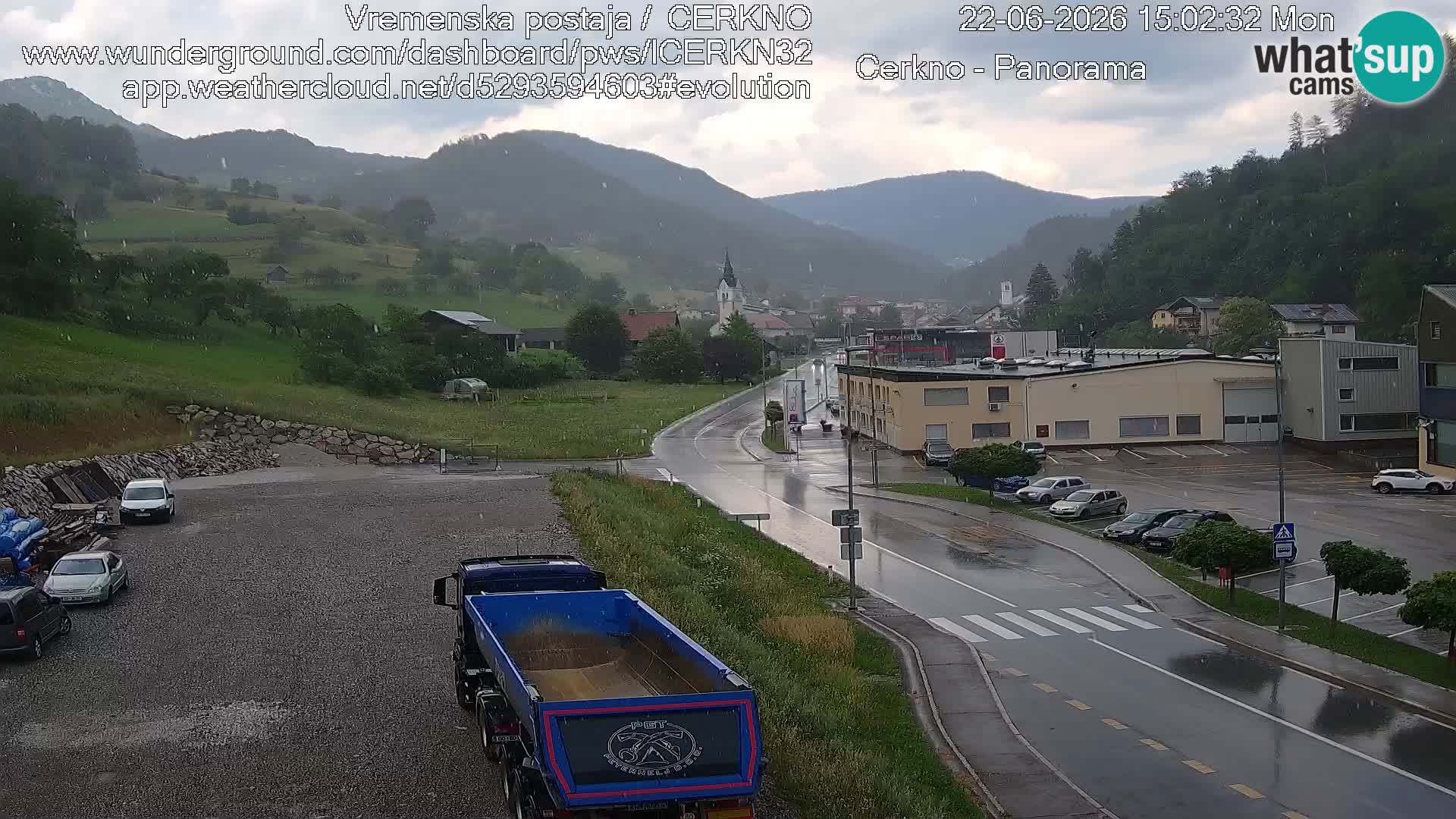 Webcam Ingresso Città di Cerkno