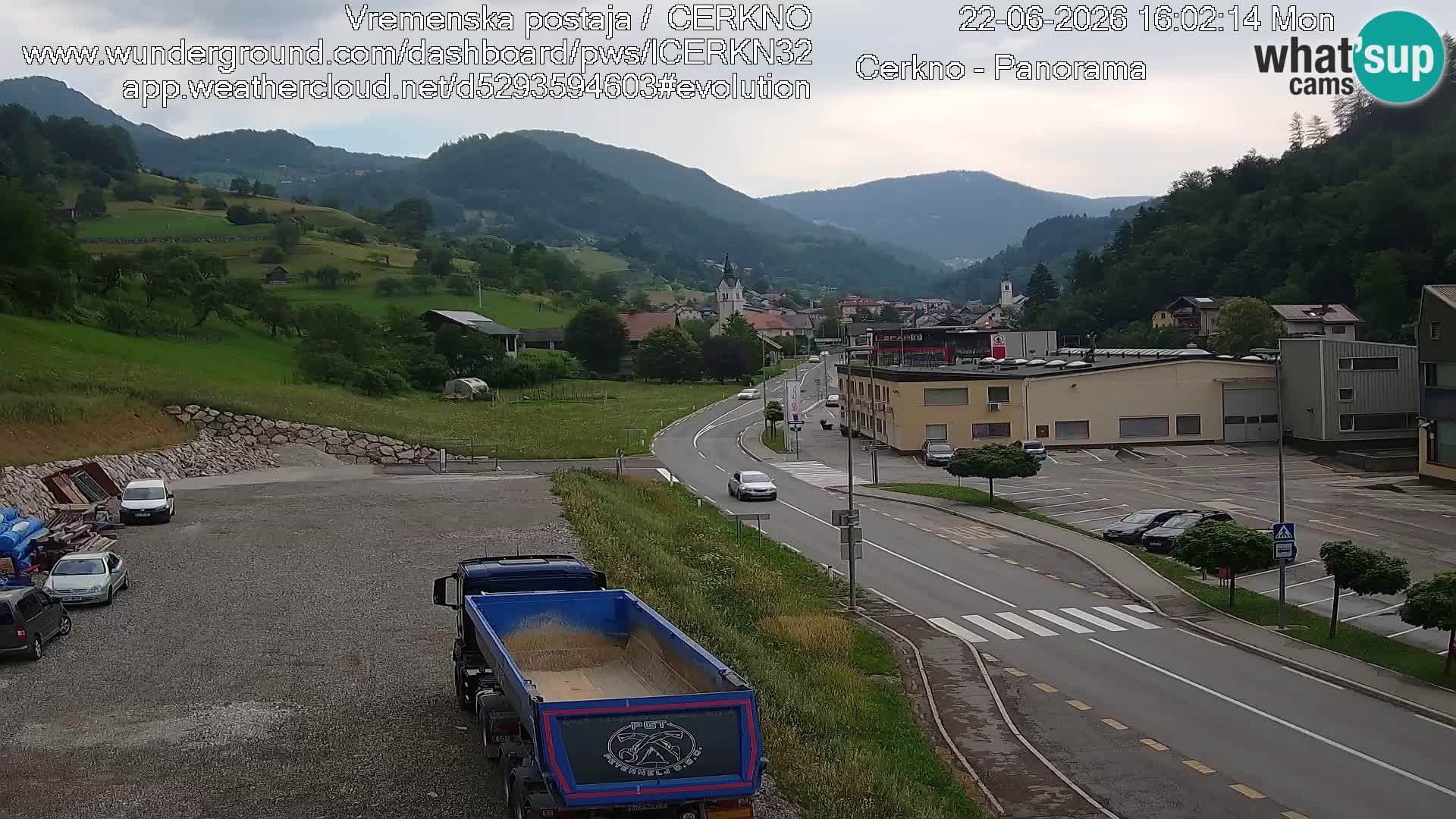 Cerkno Stadteingang Live-Webcam