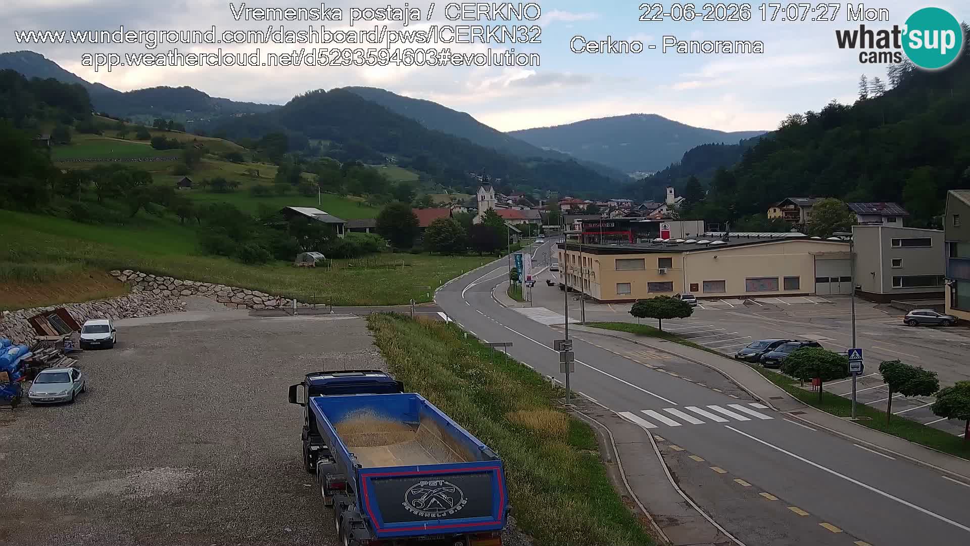 Cerkno ulaz u grad – Kamera uživo
