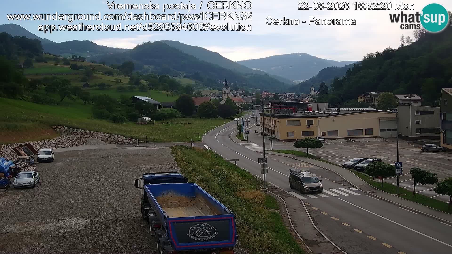 Cerkno Stadteingang Live-Webcam